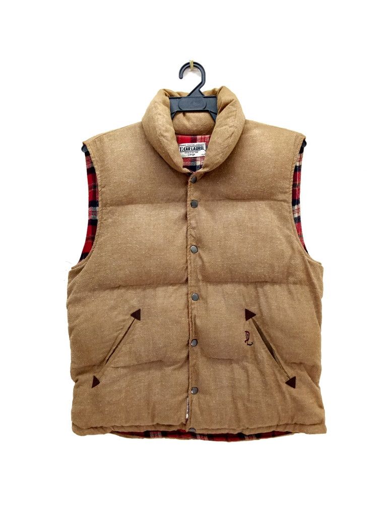 Japanese Brand 🔥🔥🔥Dear Laurel Snap Button Plaid Lining Puffer Vest Size US L / EU 52-54 / 3 - 1 Thumbnail
