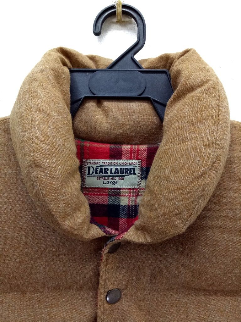 Japanese Brand 🔥🔥🔥Dear Laurel Snap Button Plaid Lining Puffer Vest Size US L / EU 52-54 / 3 - 3 Thumbnail