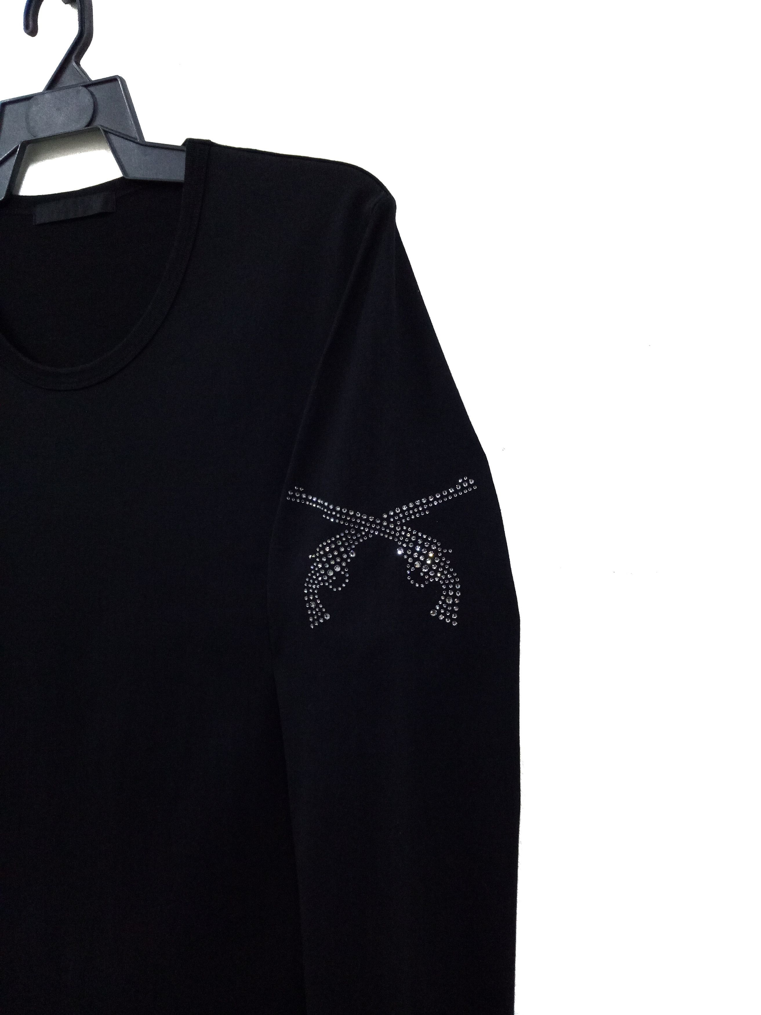 Roar 🔥ROARGUNS🇯🇵Pistol Swarovski Crystal Logo LS T-Shirt RARE Size US M / EU 48-50 / 2 - 5 Thumbnail