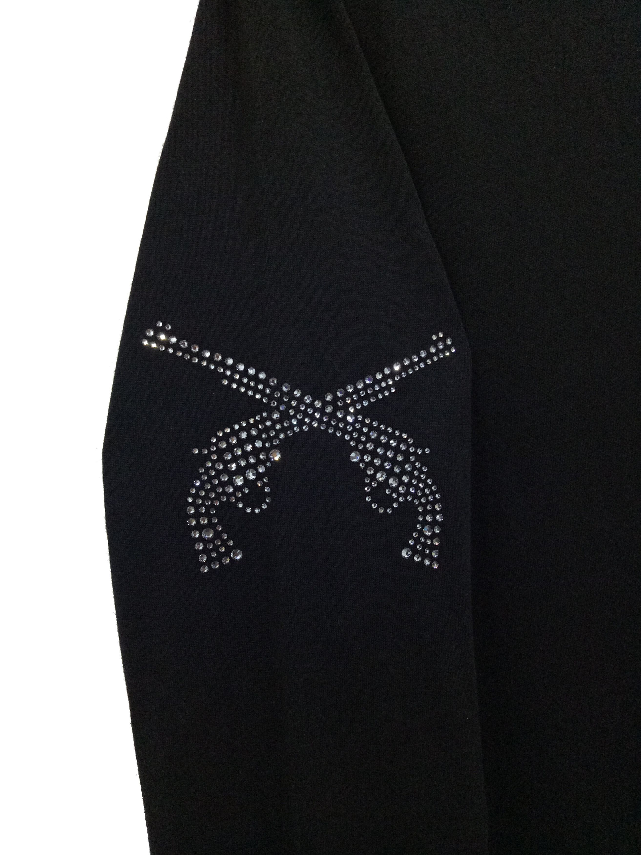 Roar 🔥ROARGUNS🇯🇵Pistol Swarovski Crystal Logo LS T-Shirt RARE Size US M / EU 48-50 / 2 - 8 Thumbnail