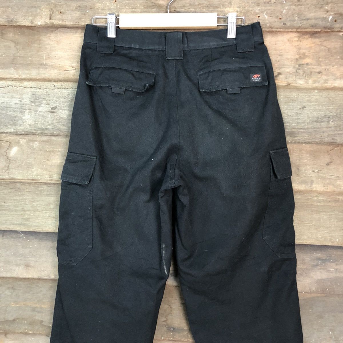 Japanese Brand DLL A Head Worker Black MUltipocket Cargo Pants #c694 Size US 28 / EU 44 - 8 Thumbnail