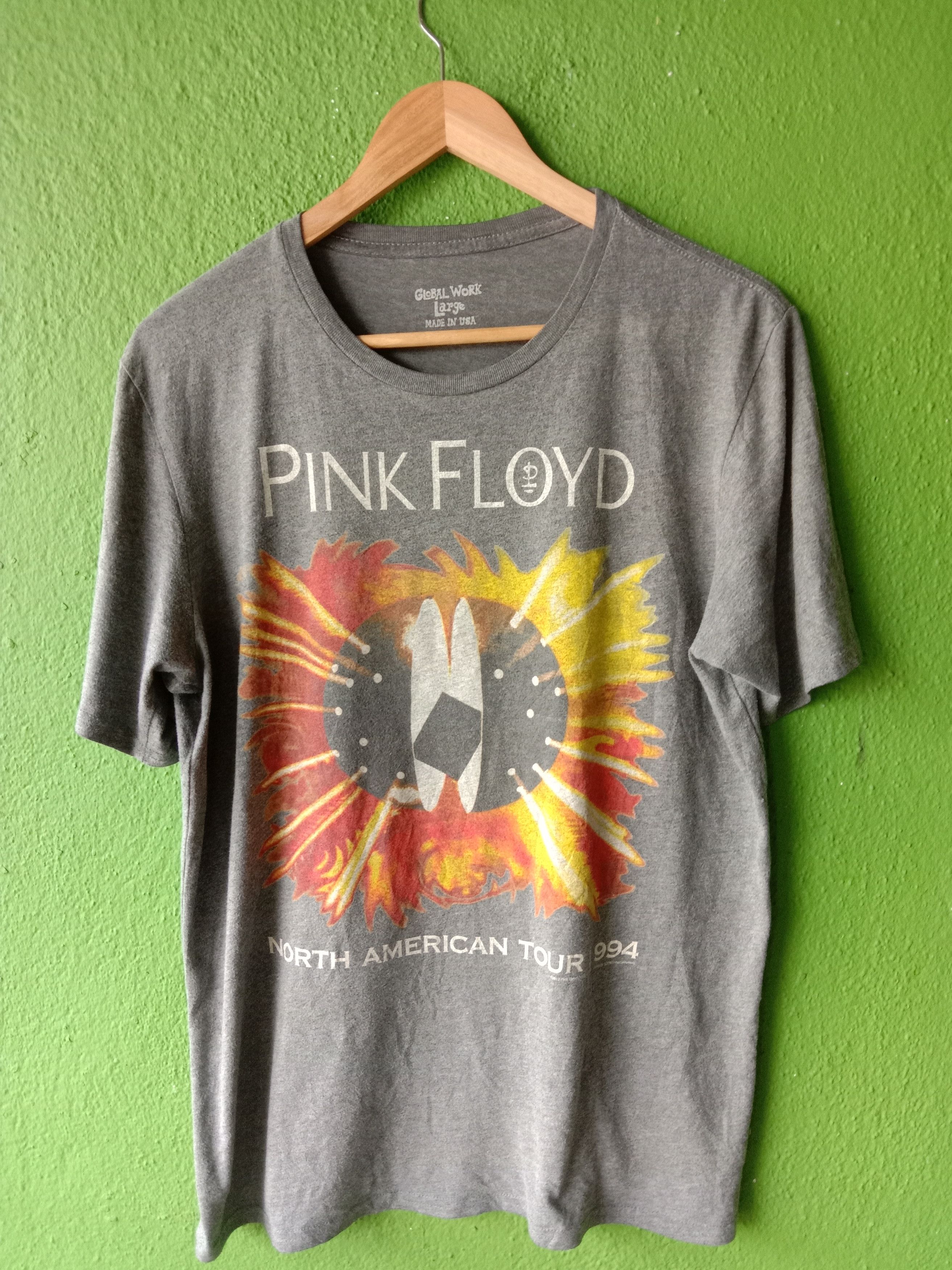 Band Tees Global work Pink floyd tee Size US L / EU 52-54 / 3 - 1 Thumbnail