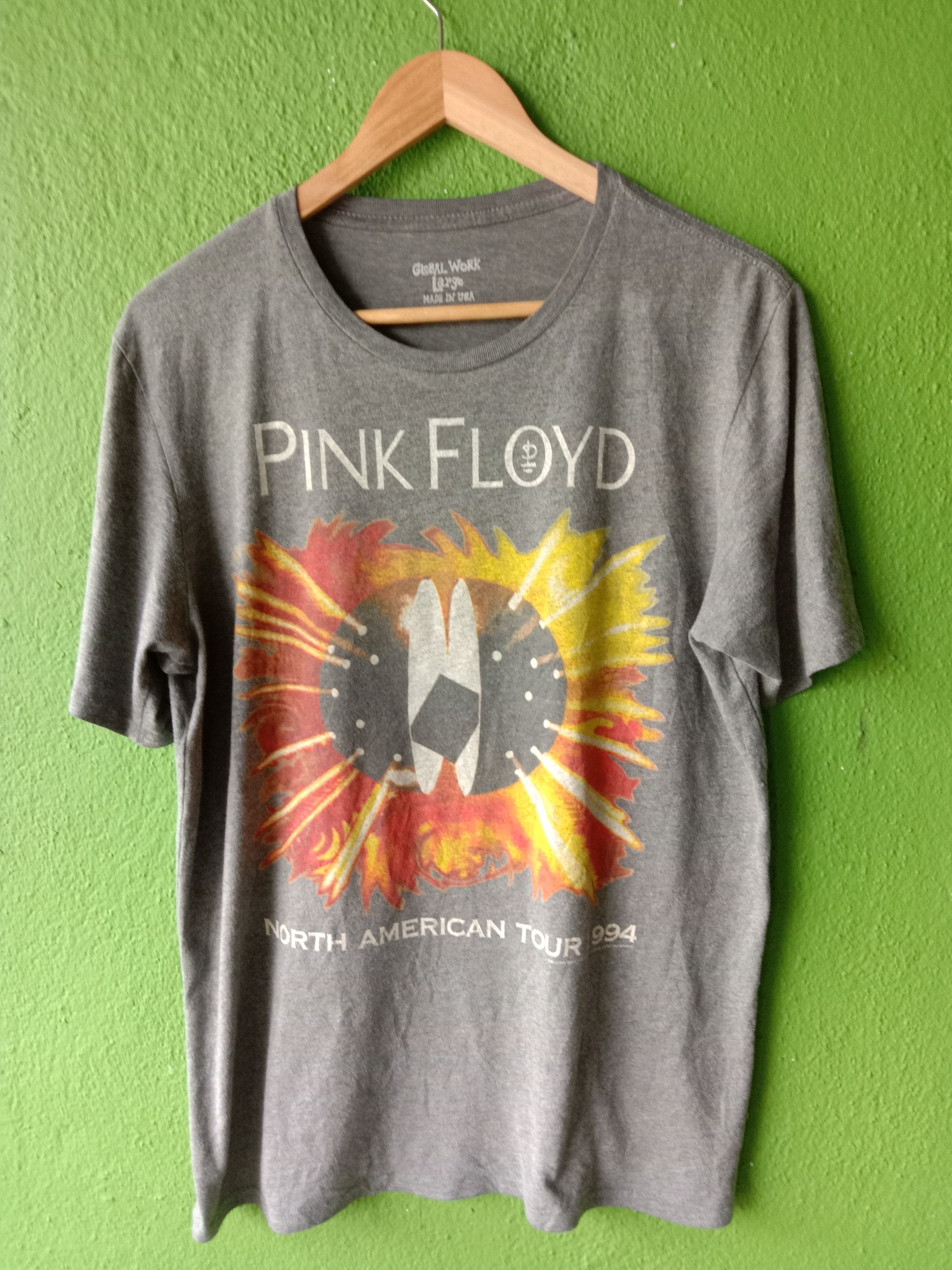 Band Tees Global work Pink floyd tee Size US L / EU 52-54 / 3 - 2 Thumbnail
