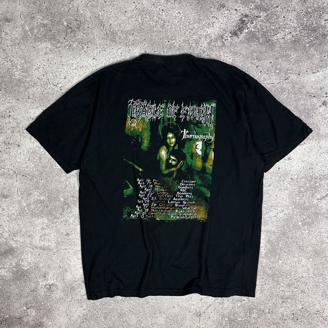 Band Tees Vintage 00s Cradle Of Filth Thornography Promo tour tee Y2K Size US L / EU 52-54 / 3 - 1 Thumbnail