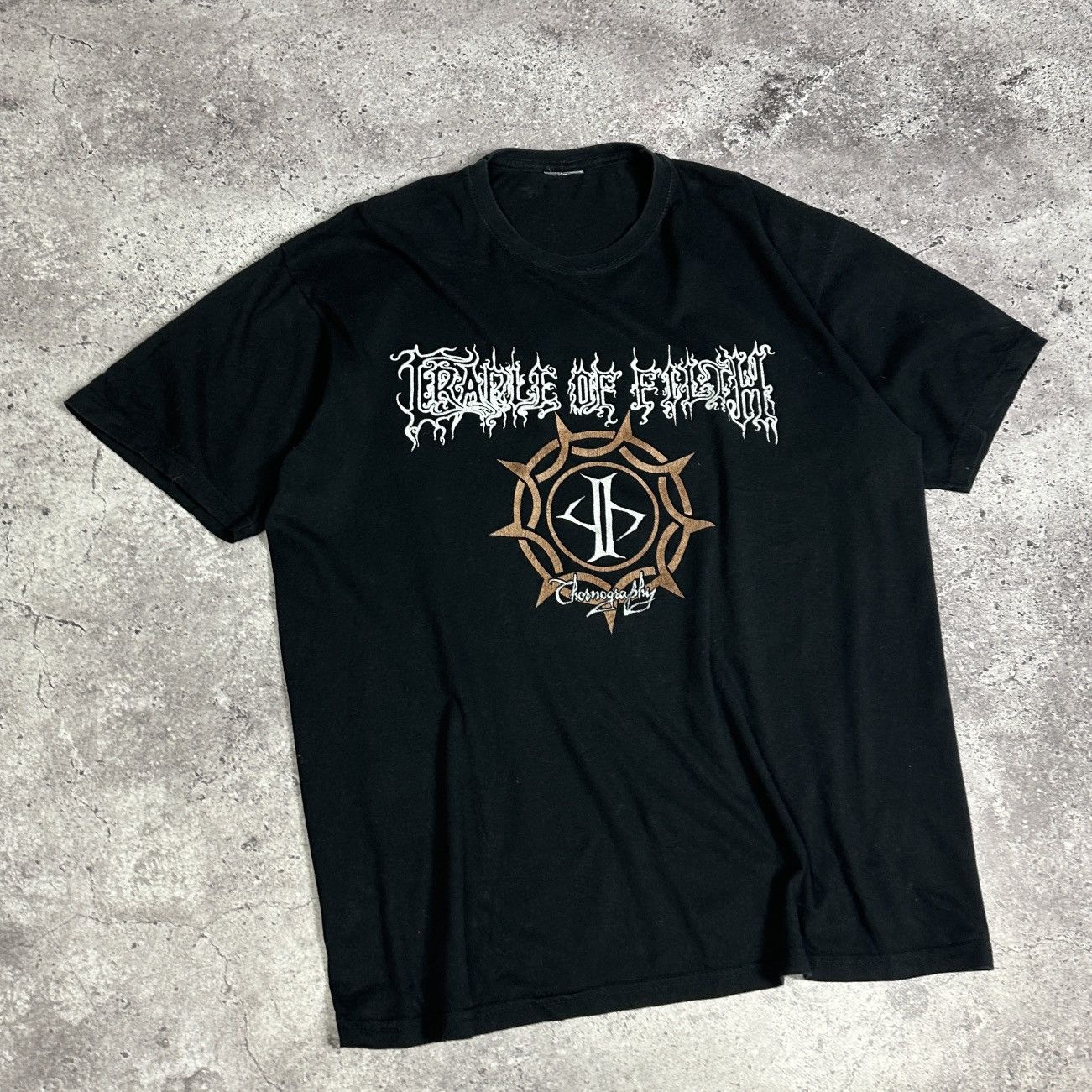 Band Tees Vintage 00s Cradle Of Filth Thornography Promo tour tee Y2K Size US L / EU 52-54 / 3 - 5 Thumbnail