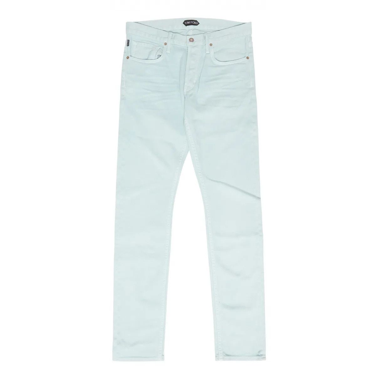 Tom Ford Tom Ford BWJ32 TAPERED GREEN BLUE SELVEDGE Size US 32 / EU 48 - 1 Thumbnail