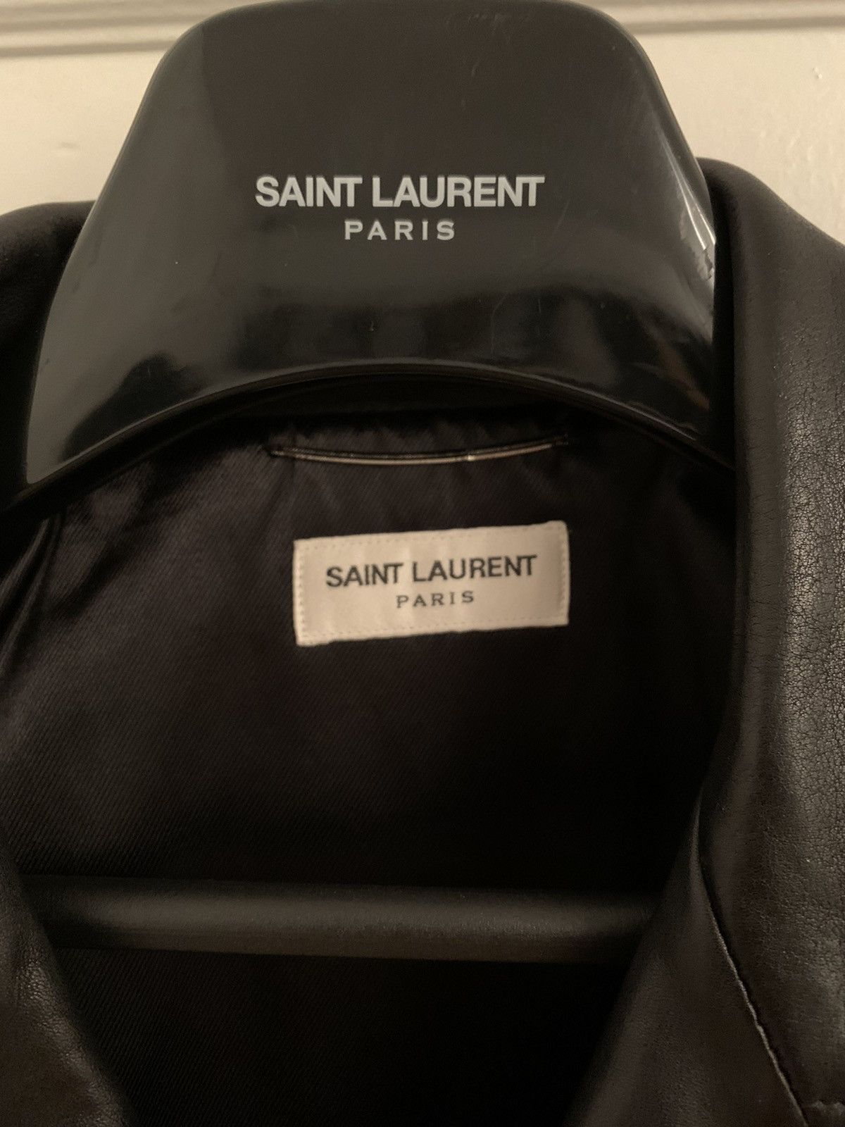 Saint Laurent Paris FW13 Oiled Calf L17 Sz 52 Size US L / EU 52-54 / 3 - 4 Thumbnail