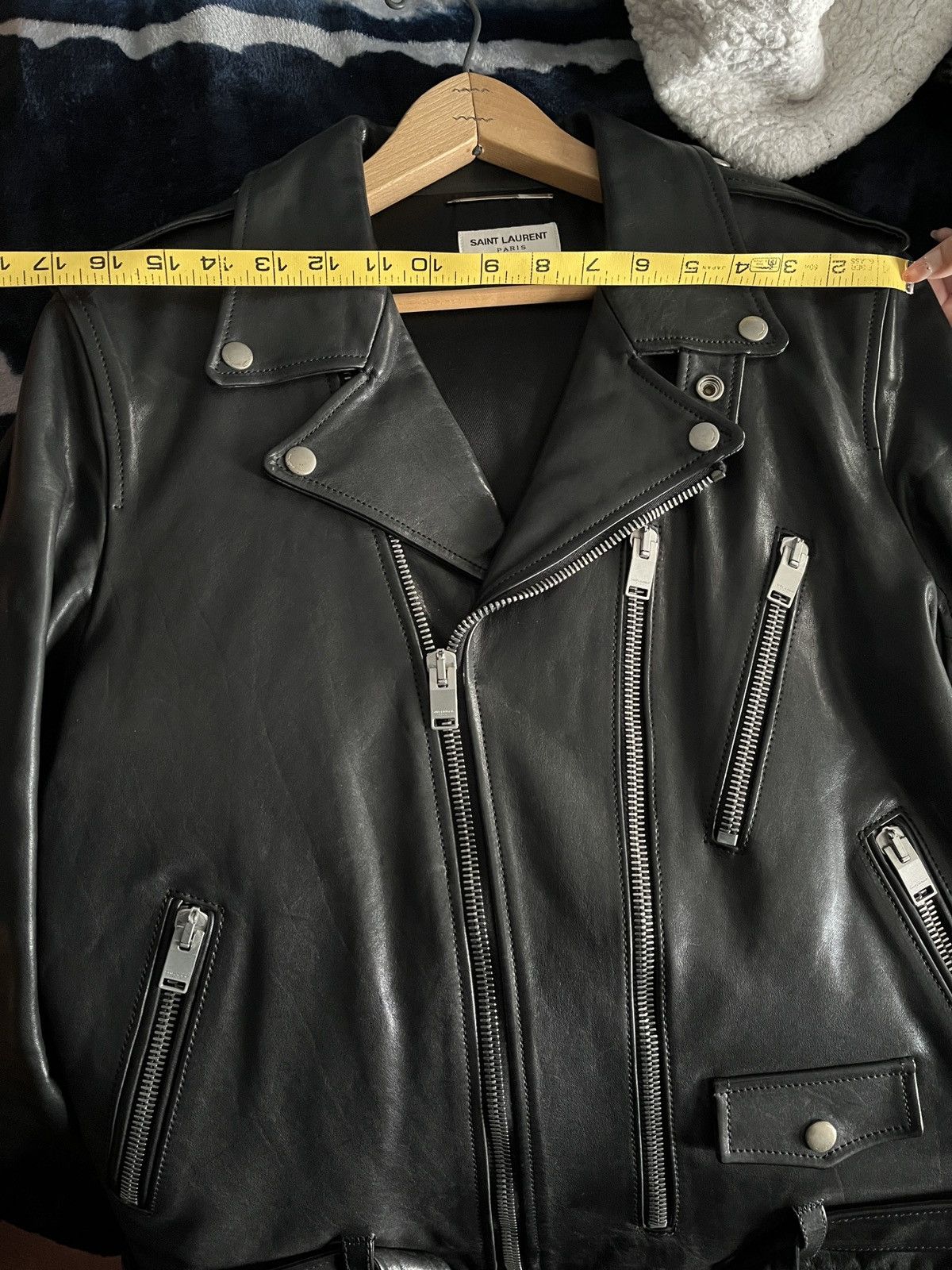 Saint Laurent Paris FW13 Oiled Calf L17 Sz 52 Size US L / EU 52-54 / 3 - 8 Thumbnail