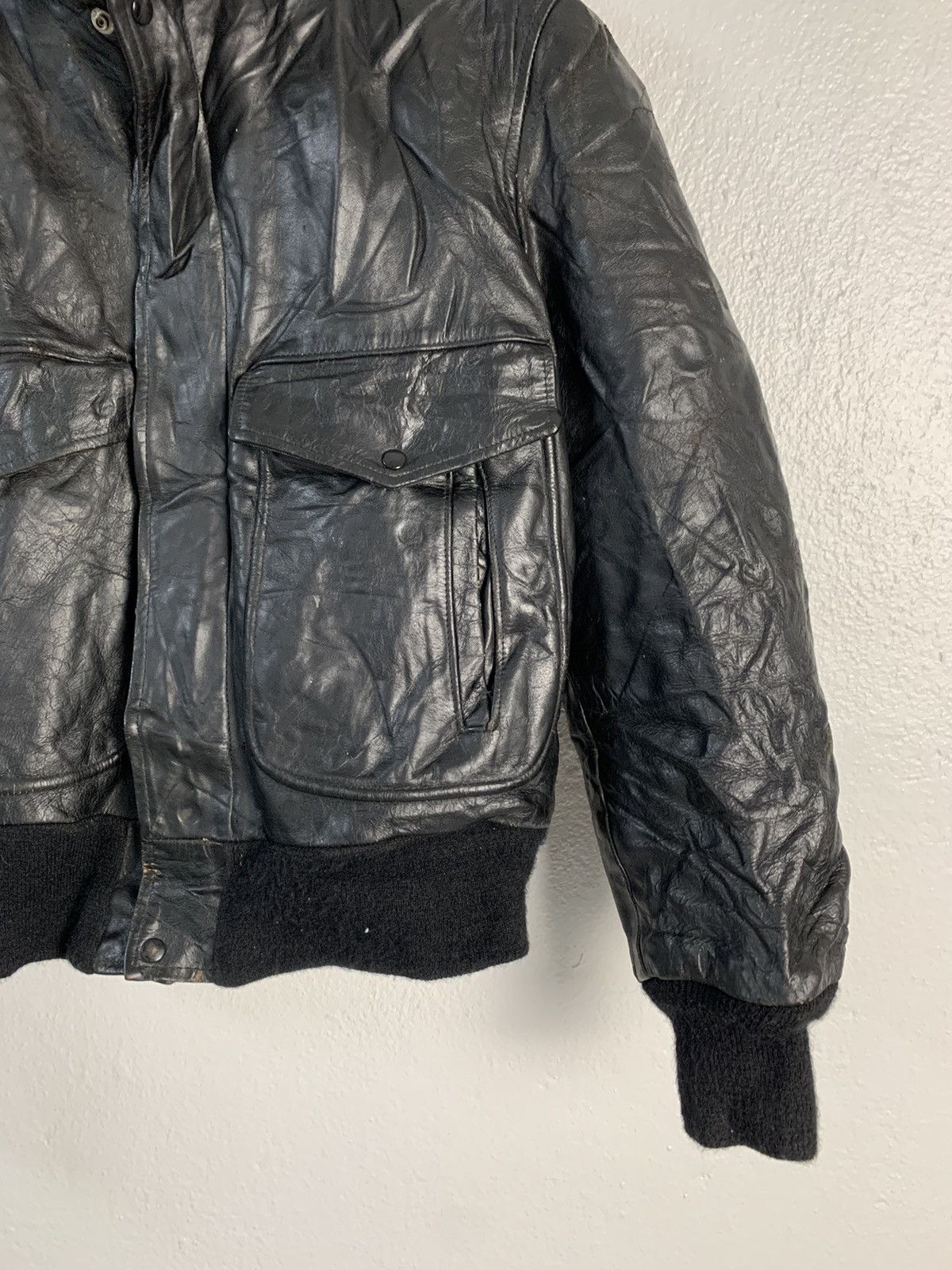 I. Spiewak And Sons Vintage Spiewak Golden Fleece Leather Jacket Size US M / EU 48-50 / 2 - 2 Thumbnail