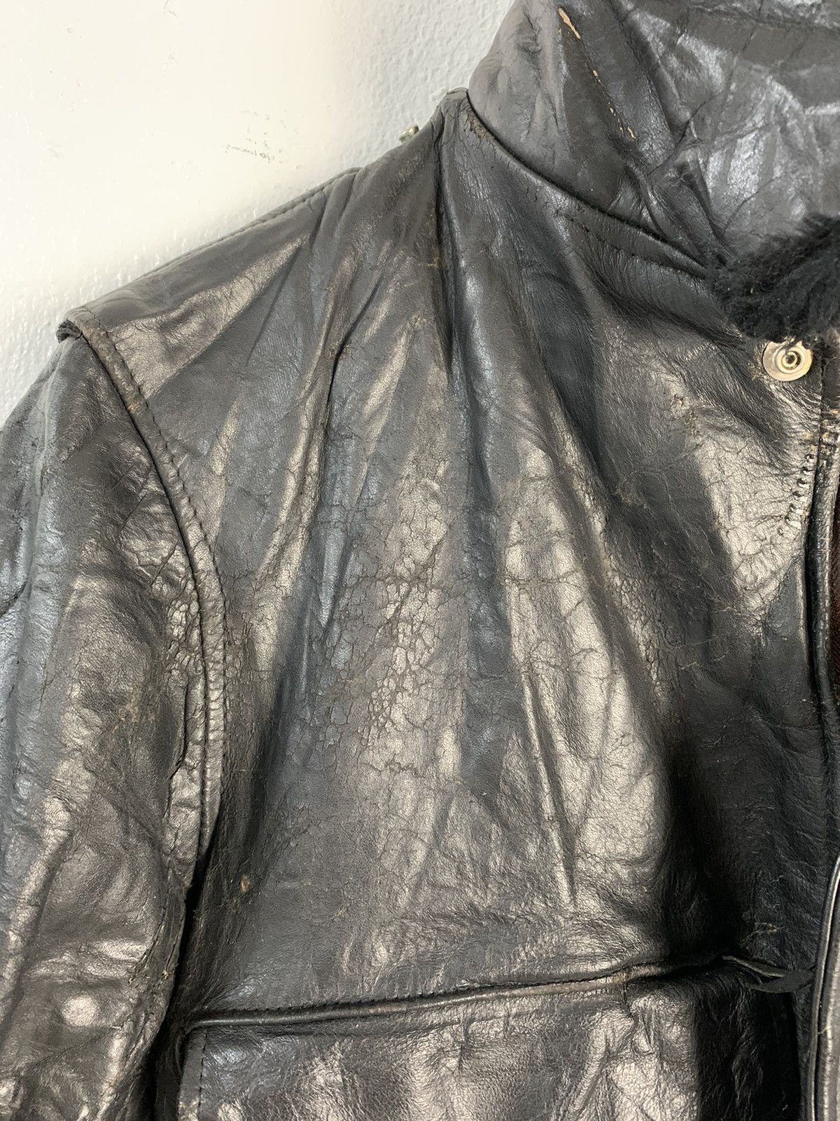 I. Spiewak And Sons Vintage Spiewak Golden Fleece Leather Jacket Size US M / EU 48-50 / 2 - 9 Thumbnail