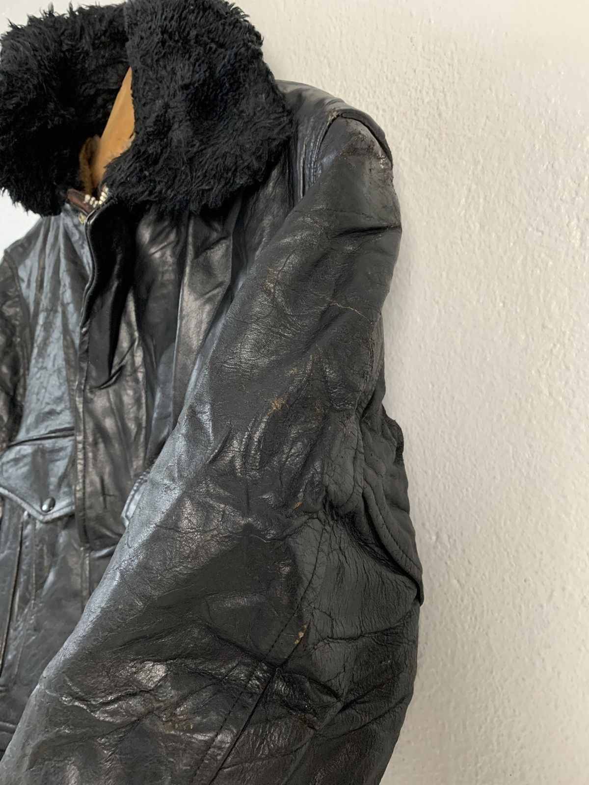 I. Spiewak And Sons Vintage Spiewak Golden Fleece Leather Jacket Size US M / EU 48-50 / 2 - 10 Thumbnail