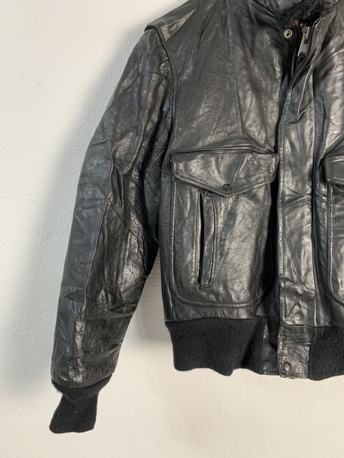 I. Spiewak And Sons Vintage Spiewak Golden Fleece Leather Jacket Size US M / EU 48-50 / 2 - 3 Thumbnail