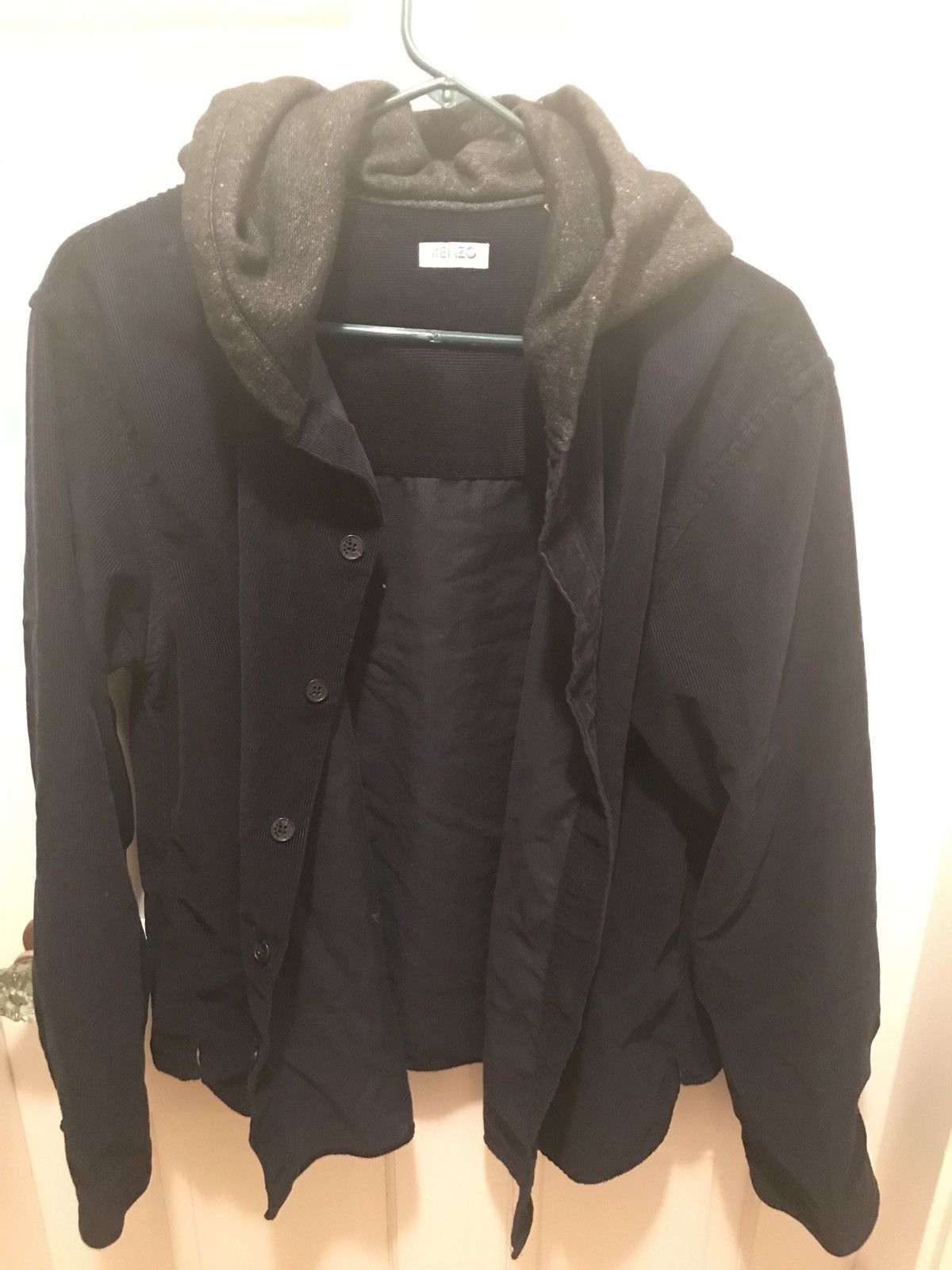 Kenzo ***YARD SALE*** Kenzo Corduroy Hoodie Size US L / EU 52-54 / 3 - 1 Thumbnail