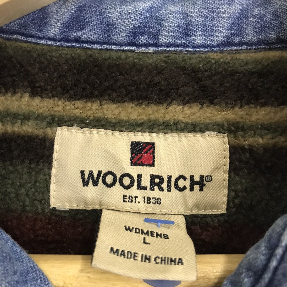 Woolrich Woolen Mills Vintage Woolrich Reversible Autumn Denim Jacket Size US M / EU 48-50 / 2 - 4 Thumbnail