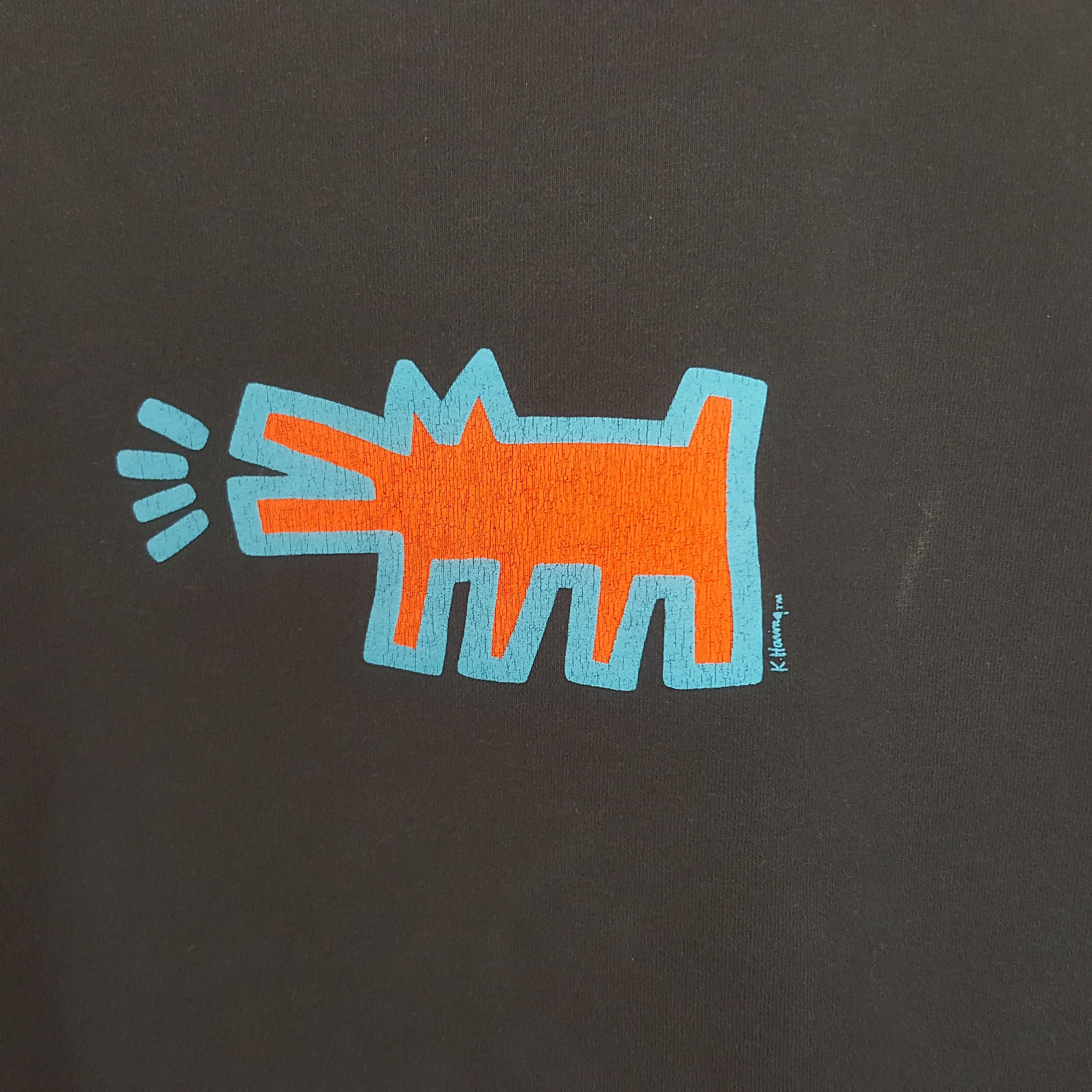 Keith Haring × Vintage Vintage K. Haring American Designer Art Tshirt Size US XXL / EU 58 / 5 - 4 Thumbnail