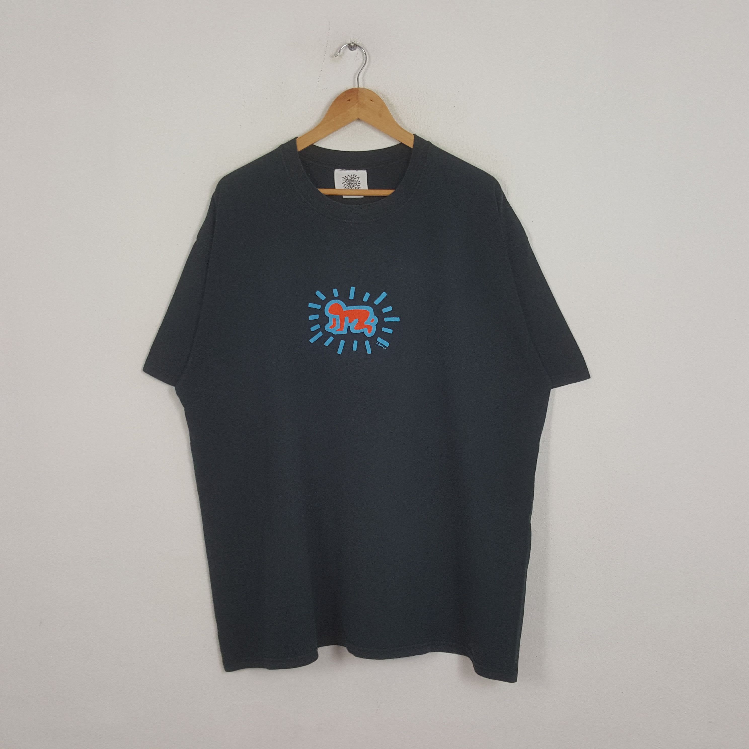 Keith Haring × Vintage Vintage K. Haring American Designer Art Tshirt Size US XXL / EU 58 / 5 - 1 Thumbnail