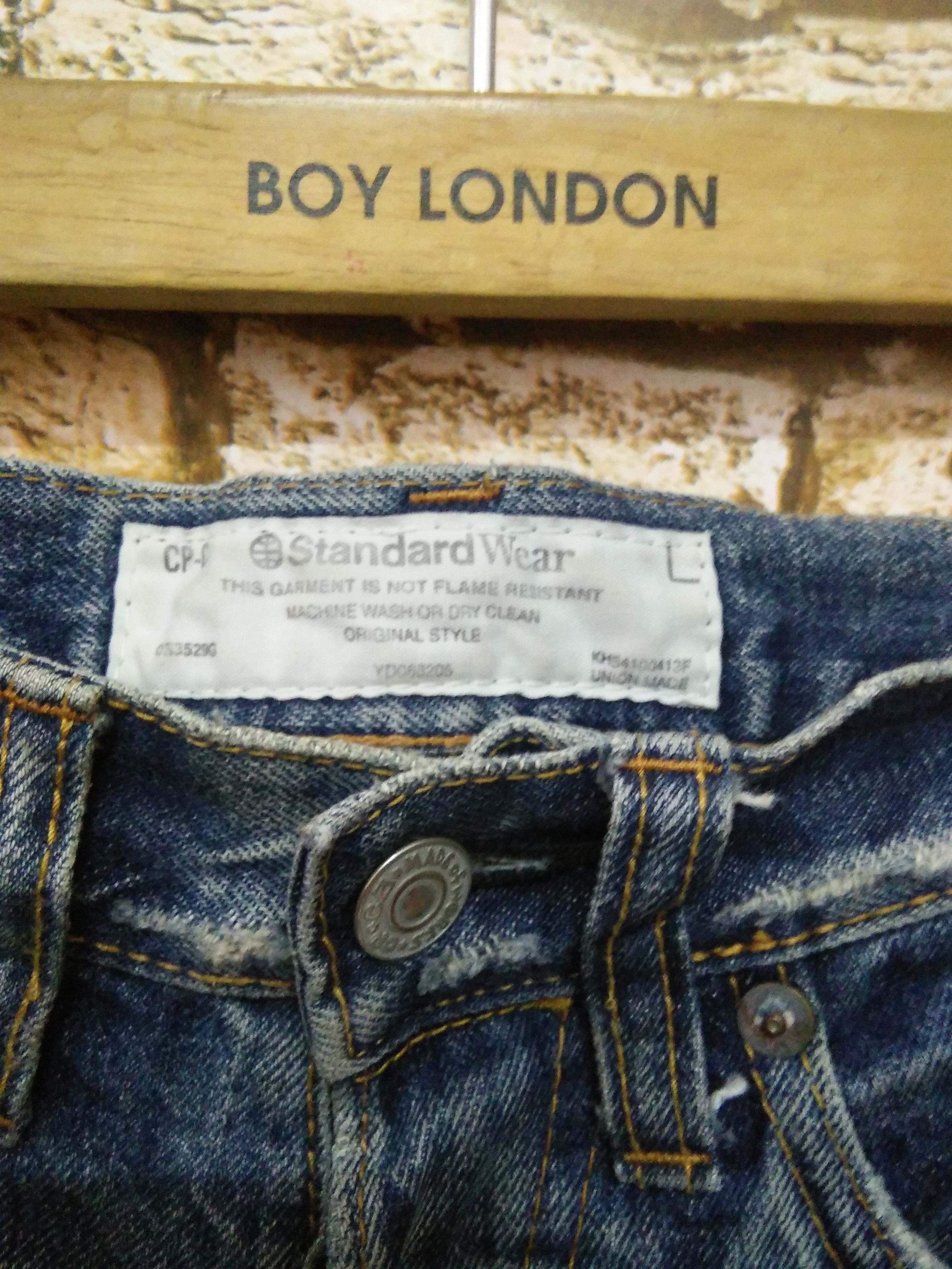 C.P. Company C.P. COMPANY WORKS DENIM DISTRESSED UNIONMADE (A667) Size US 30 / EU 46 - 4 Thumbnail