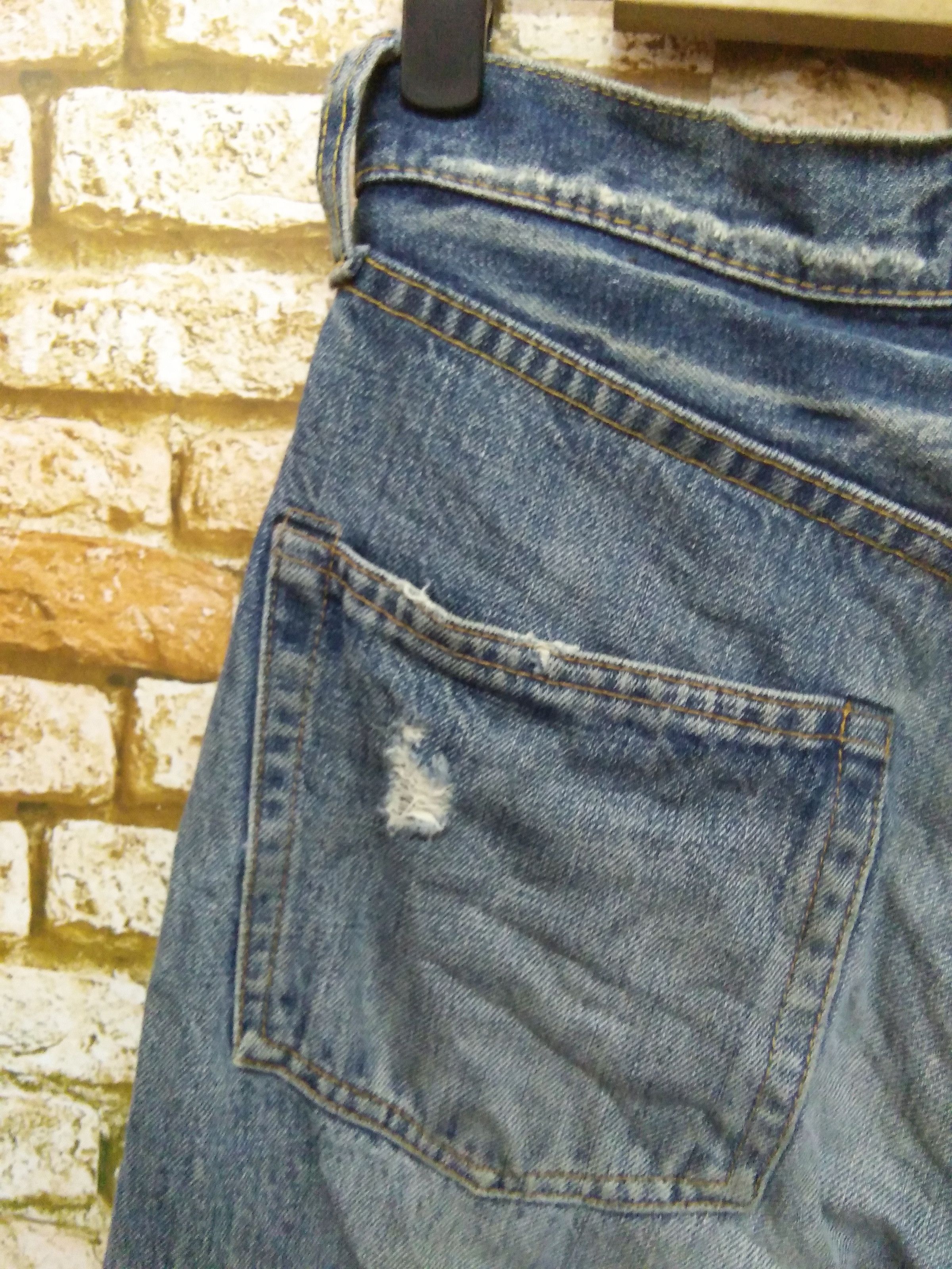 C.P. Company C.P. COMPANY WORKS DENIM DISTRESSED UNIONMADE (A667) Size US 30 / EU 46 - 6 Thumbnail