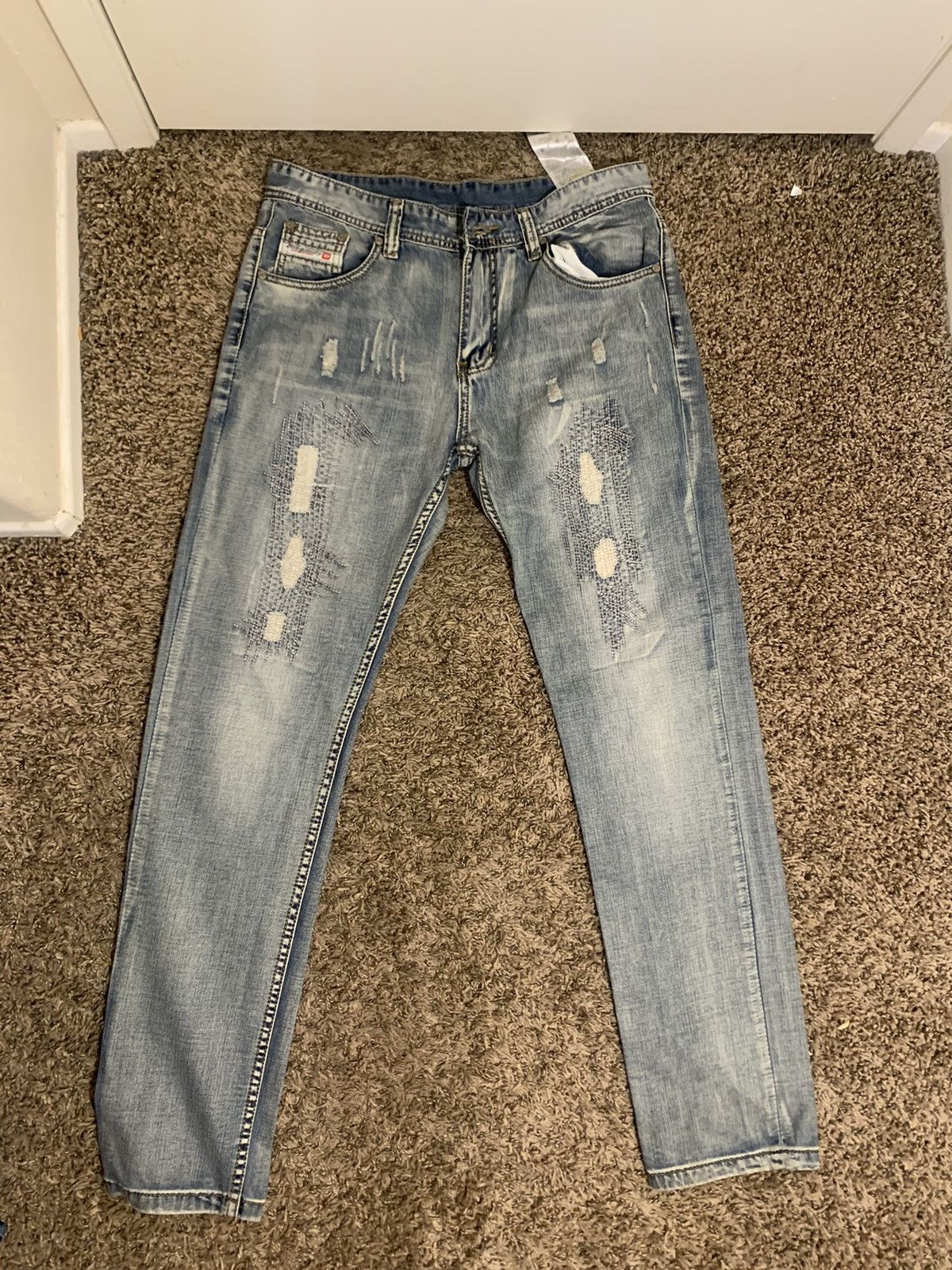 Diesel Diesel distressed denim jeans Size US 32 / EU 48 - 1 Thumbnail