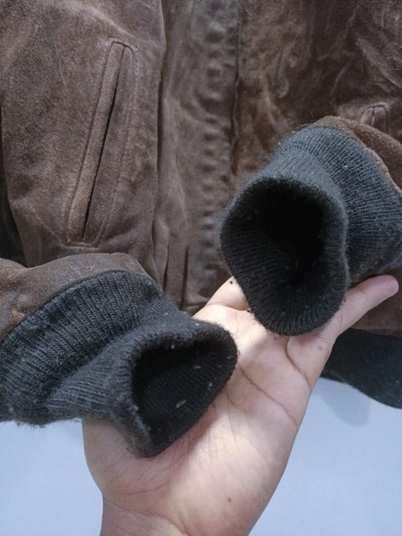 Schott 🔥 Vintage Schott NYC Suede Leather Bomber – Made in USA Size US L / EU 52-54 / 3 - 4 Thumbnail