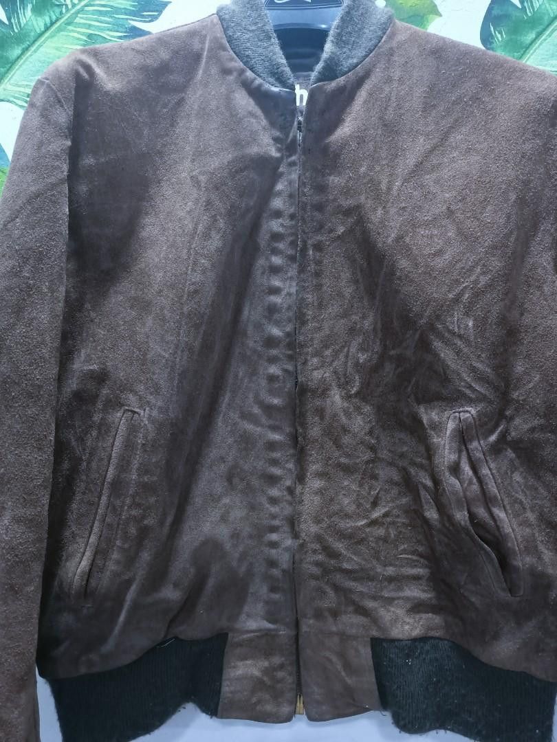 Schott 🔥 Vintage Schott NYC Suede Leather Bomber – Made in USA Size US L / EU 52-54 / 3 - 2 Thumbnail