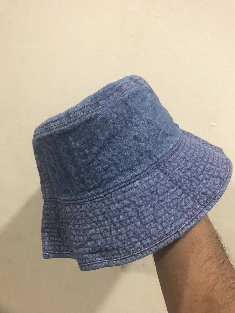 Designer × Other 90's Danny First USA Artwork Denim Bucket Hat Size ONE SIZE - 2 Thumbnail