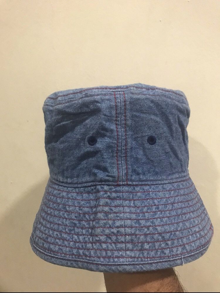 Designer × Other 90's Danny First USA Artwork Denim Bucket Hat Size ONE SIZE - 4 Thumbnail