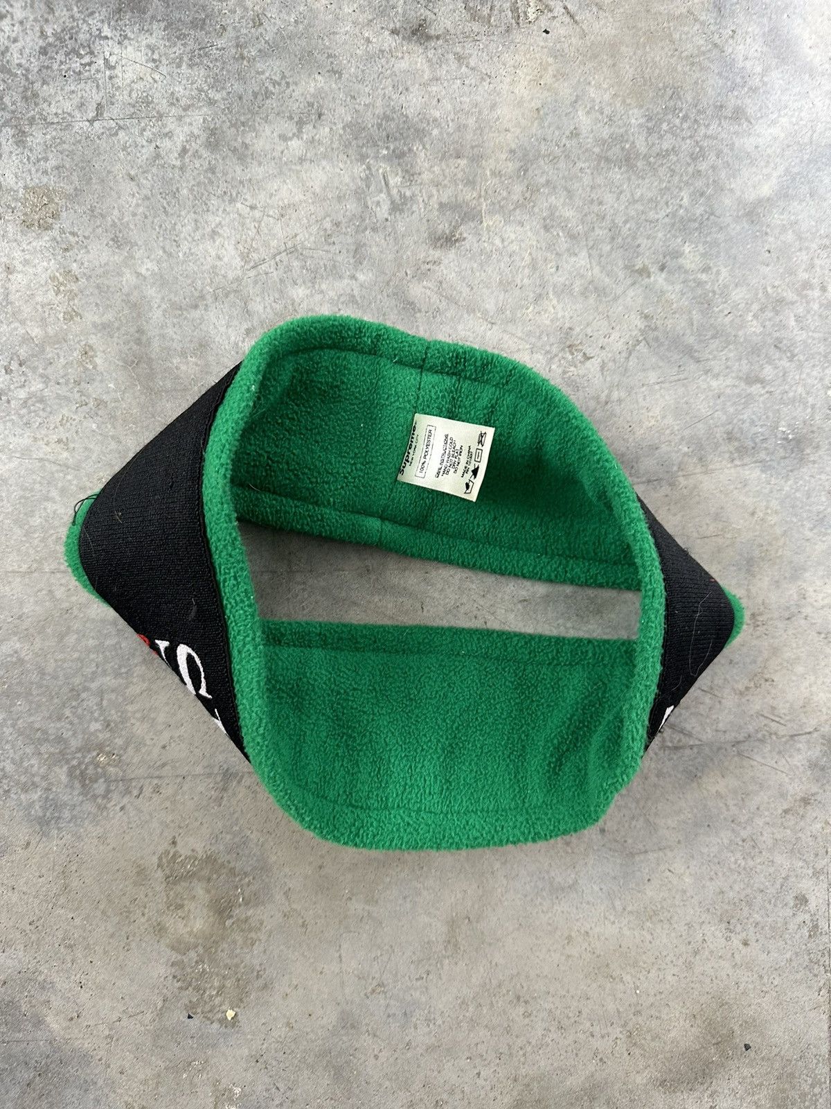 Supreme RARE Supreme New York Fleece Headband Green FW16 box Size ONE SIZE - 2 Thumbnail
