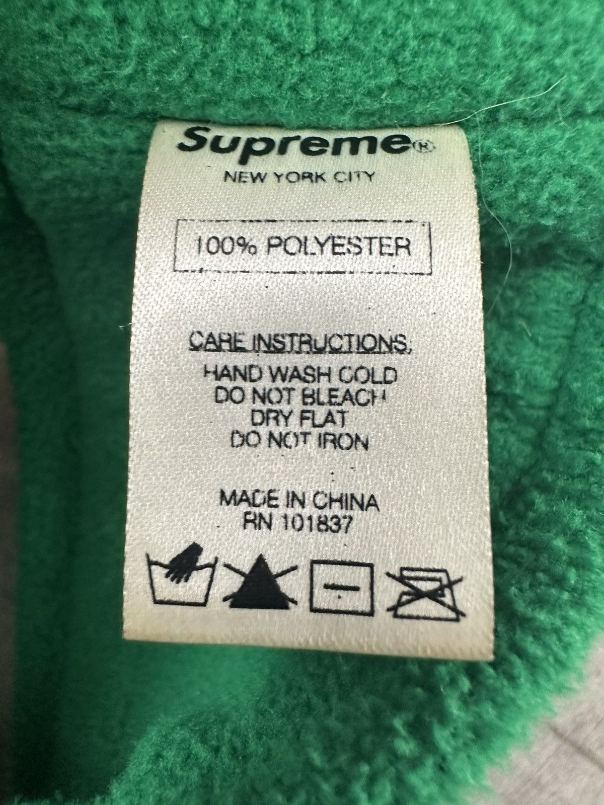 Supreme RARE Supreme New York Fleece Headband Green FW16 box Size ONE SIZE - 3 Thumbnail