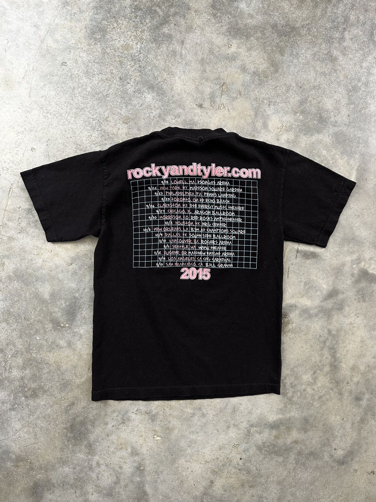 A$AP Rocky × Golf Wang × Tyler The Creator RARE A$AP Rocky x Tyler The Creator 2016 Tour Tee Small Size US S / EU 44-46 / 1 - 3 Thumbnail