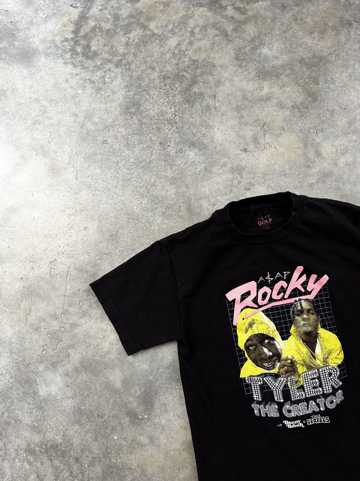 A$AP Rocky × Golf Wang × Tyler The Creator RARE A$AP Rocky x Tyler The Creator 2016 Tour Tee Small Size US S / EU 44-46 / 1 - 2 Thumbnail