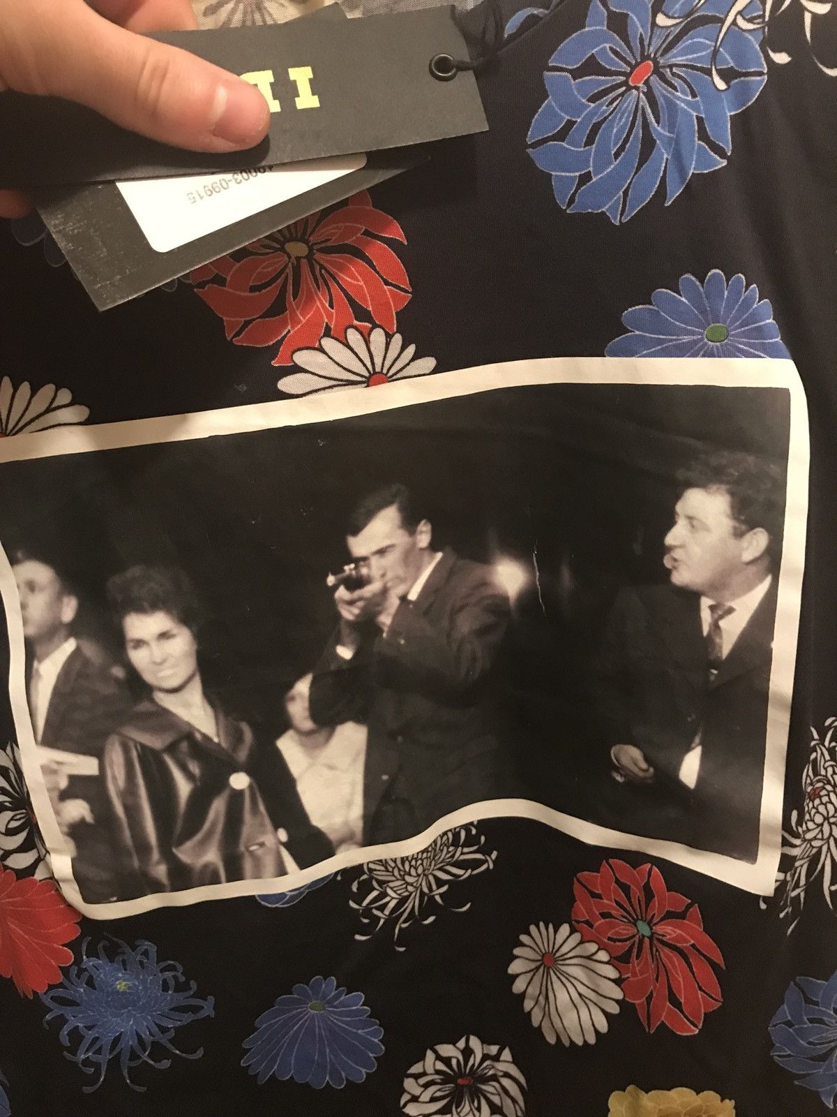 Raf Simons Raf Simons Shoot Floral Tee Size US L / EU 52-54 / 3 - 2 Thumbnail