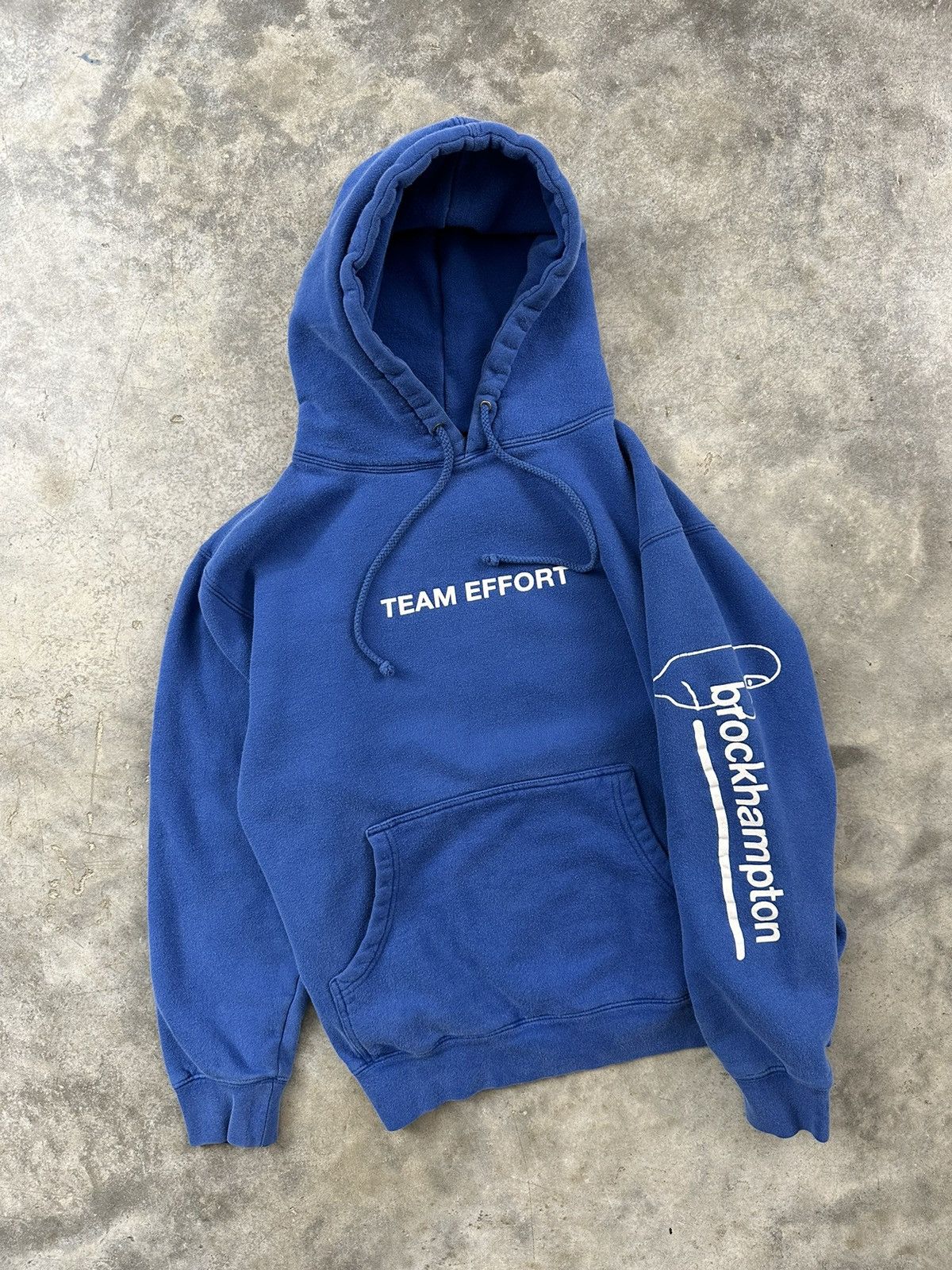 Brockhampton Brockhampton Blue Team Effort Logo Hoodie Sz. Small BH Couch Size US S / EU 44-46 / 1 - 2 Thumbnail