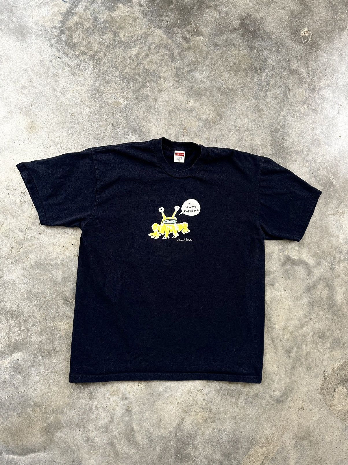 Supreme Supreme x Daniel Johnston Frog Tee Navy SS20 Art Size US XL / EU 56 / 4 - 1 Thumbnail