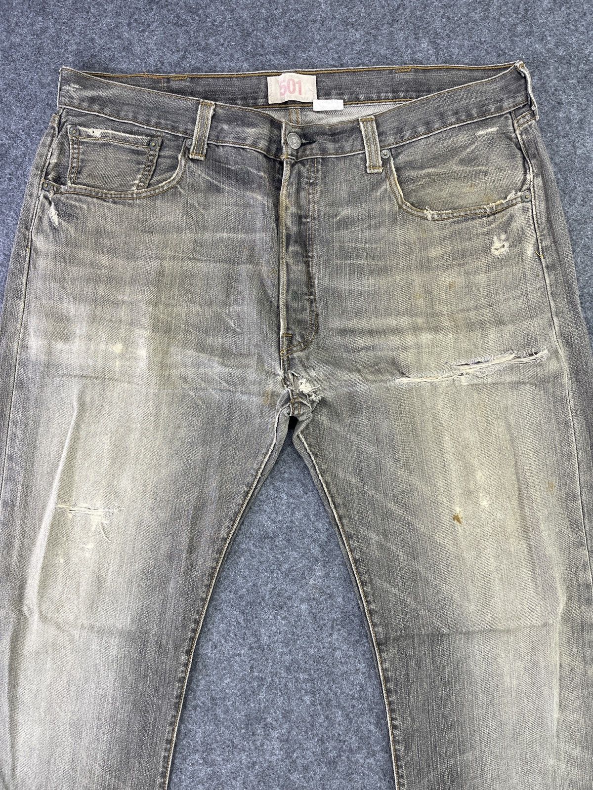 Levi's × Vintage Vintage Levis 501 Jeans - J770 Size US 38 / EU 54 - 3 Thumbnail