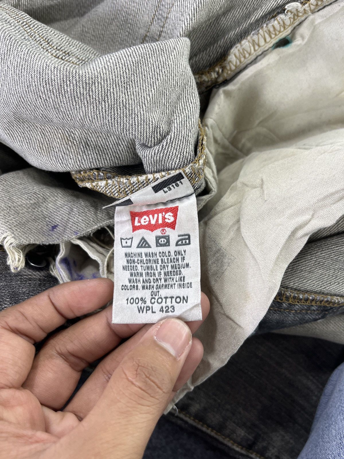 Levi's × Vintage Vintage Levis 501 Jeans - J770 Size US 38 / EU 54 - 8 Thumbnail