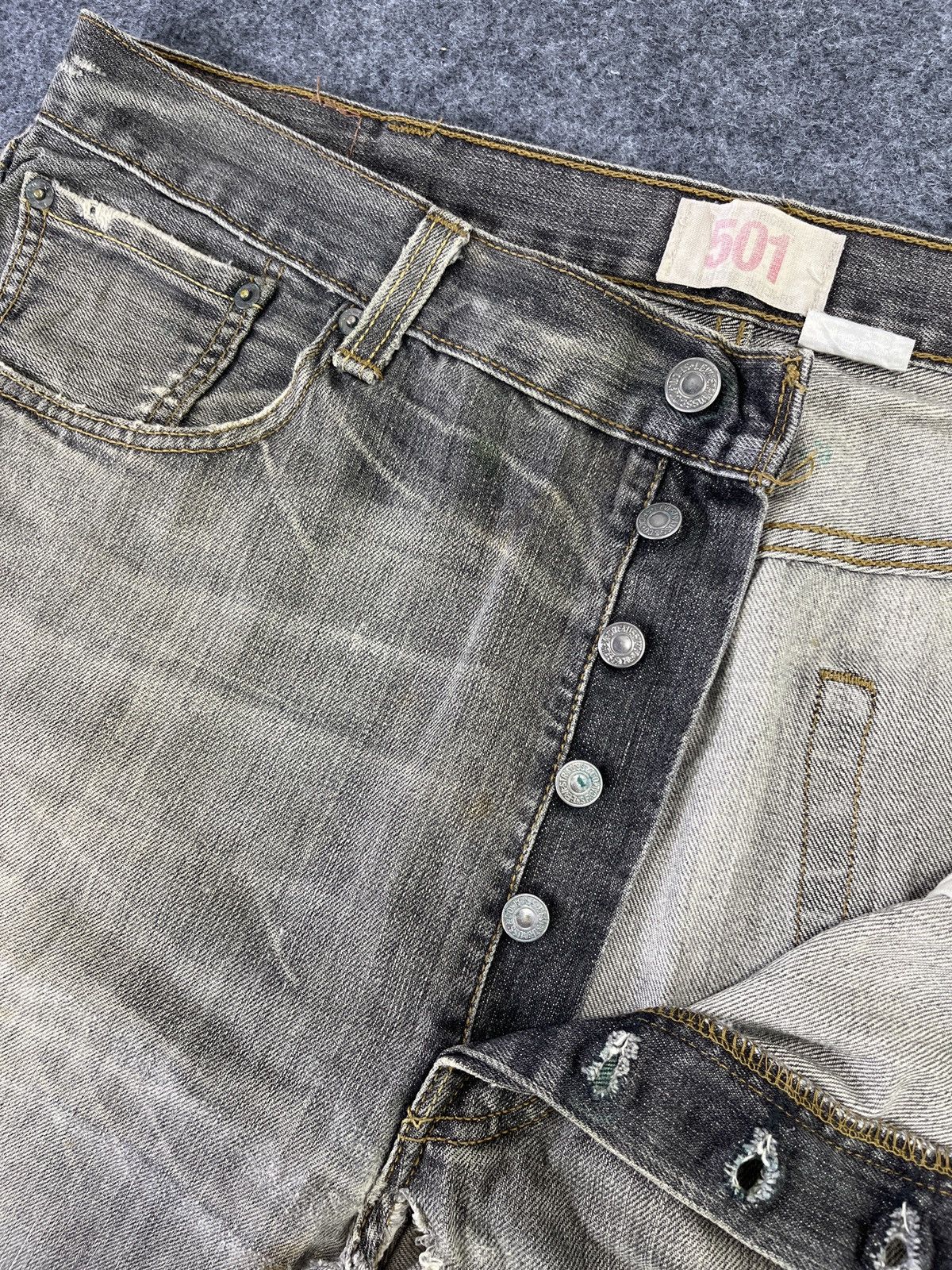 Levi's × Vintage Vintage Levis 501 Jeans - J770 Size US 38 / EU 54 - 5 Thumbnail