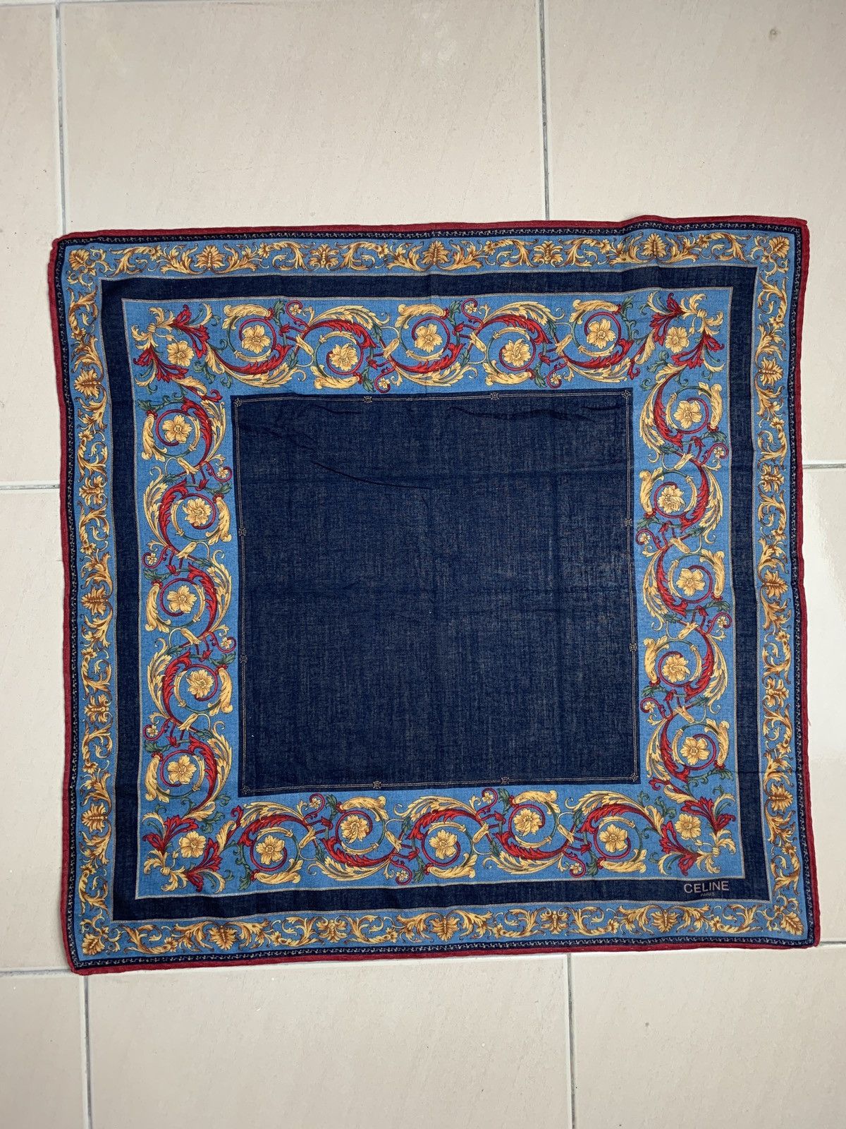 Designer Celine Handkerchief Pocketsquares Size ONE SIZE - 3 Thumbnail