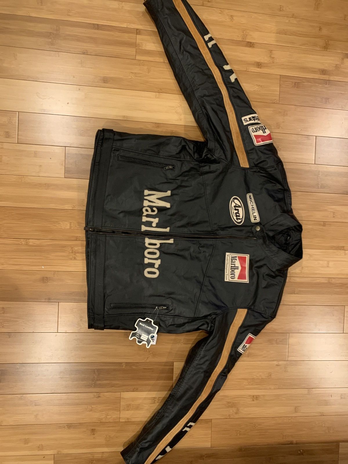 Marlboro Classics Classic Marlboro race car leather jacket Size US XXL / EU 58 / 5 - 1 Thumbnail