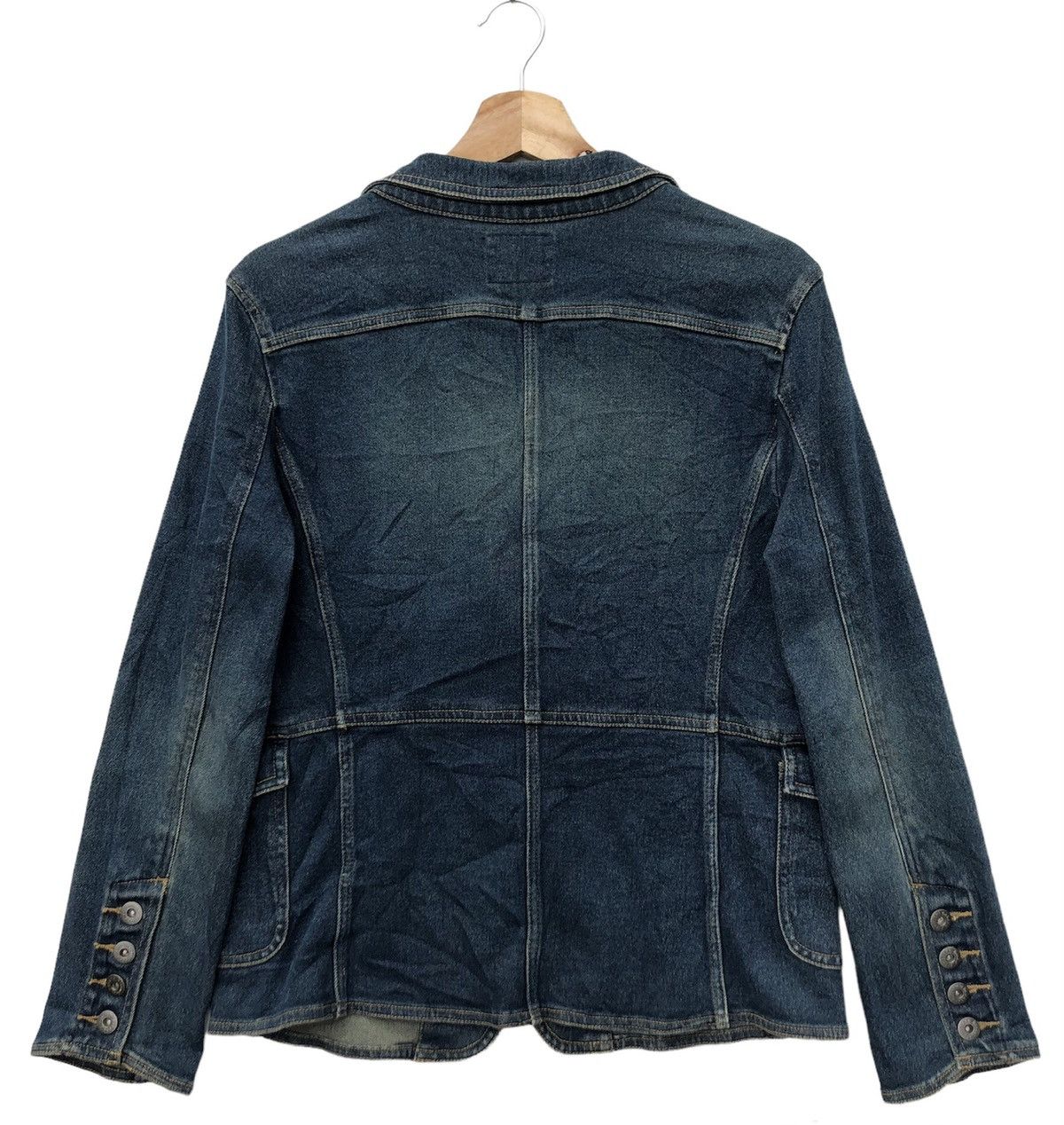 Japanese Brand 🔥Accept Binding Offer🔥 Hiromichi Nakano Denim Jackets Size XS / US 0-2 / IT 36-38 - 2 Thumbnail