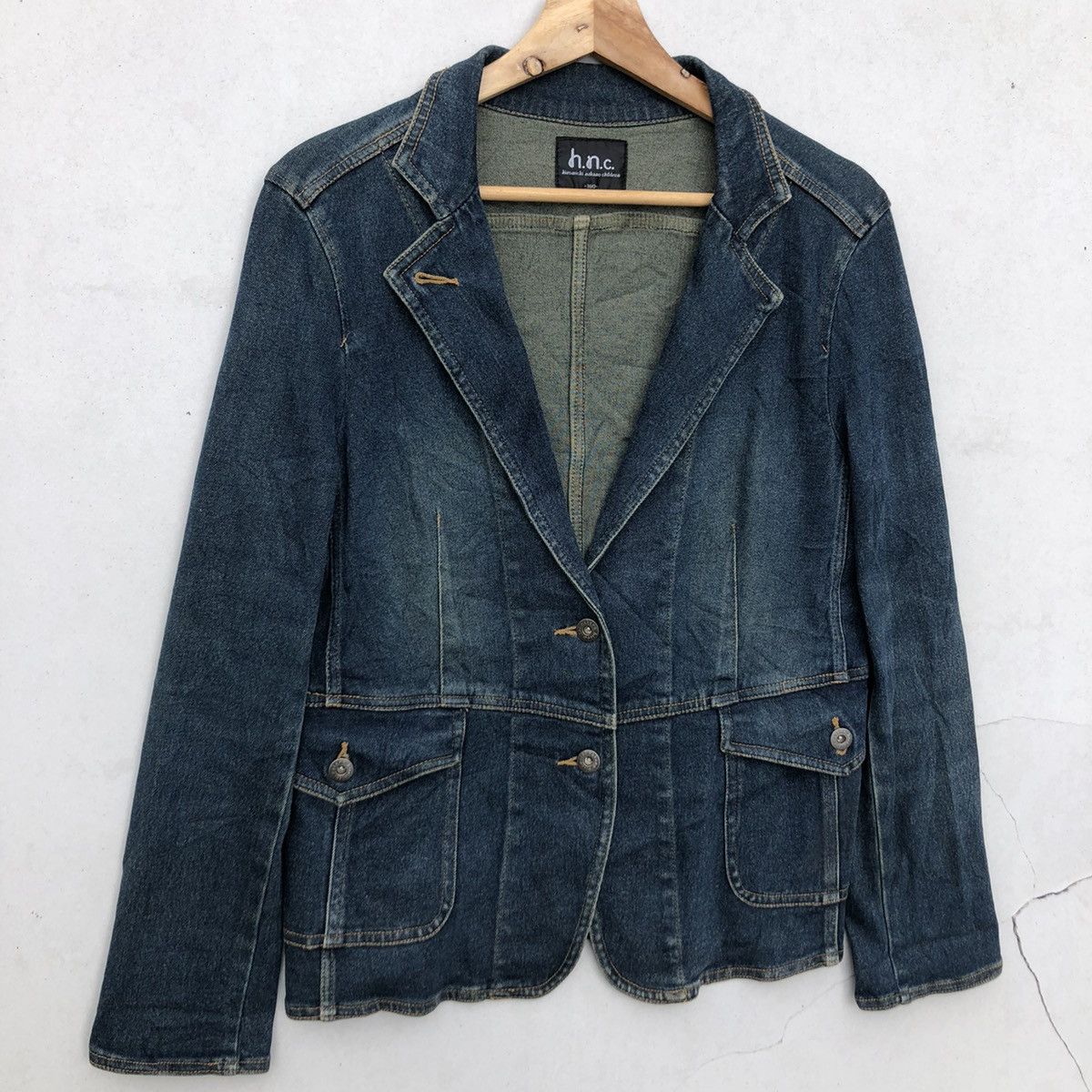 Japanese Brand 🔥Accept Binding Offer🔥 Hiromichi Nakano Denim Jackets Size XS / US 0-2 / IT 36-38 - 4 Thumbnail