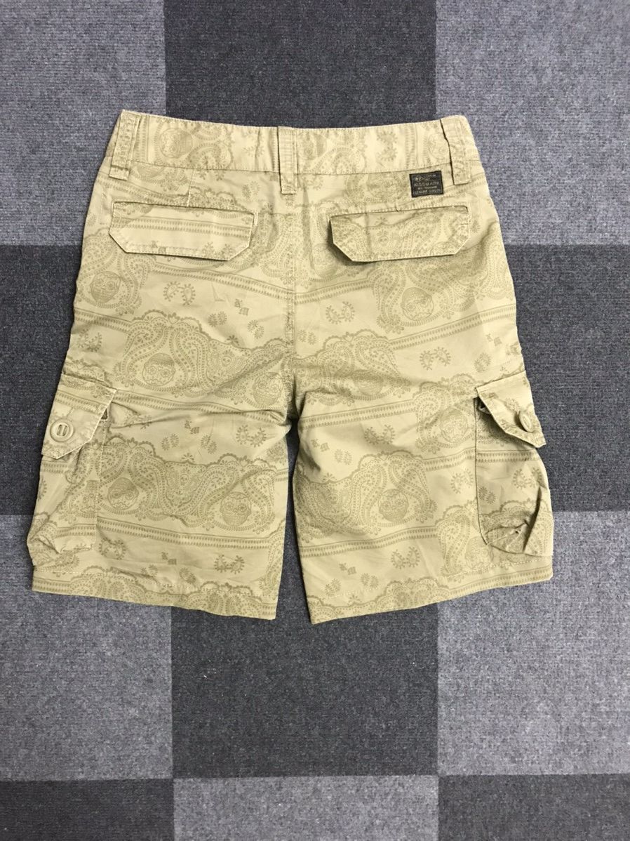 Japanese Brand kissmark Japan Paisley Short Cargo Pant Size US 31 - 5 Thumbnail
