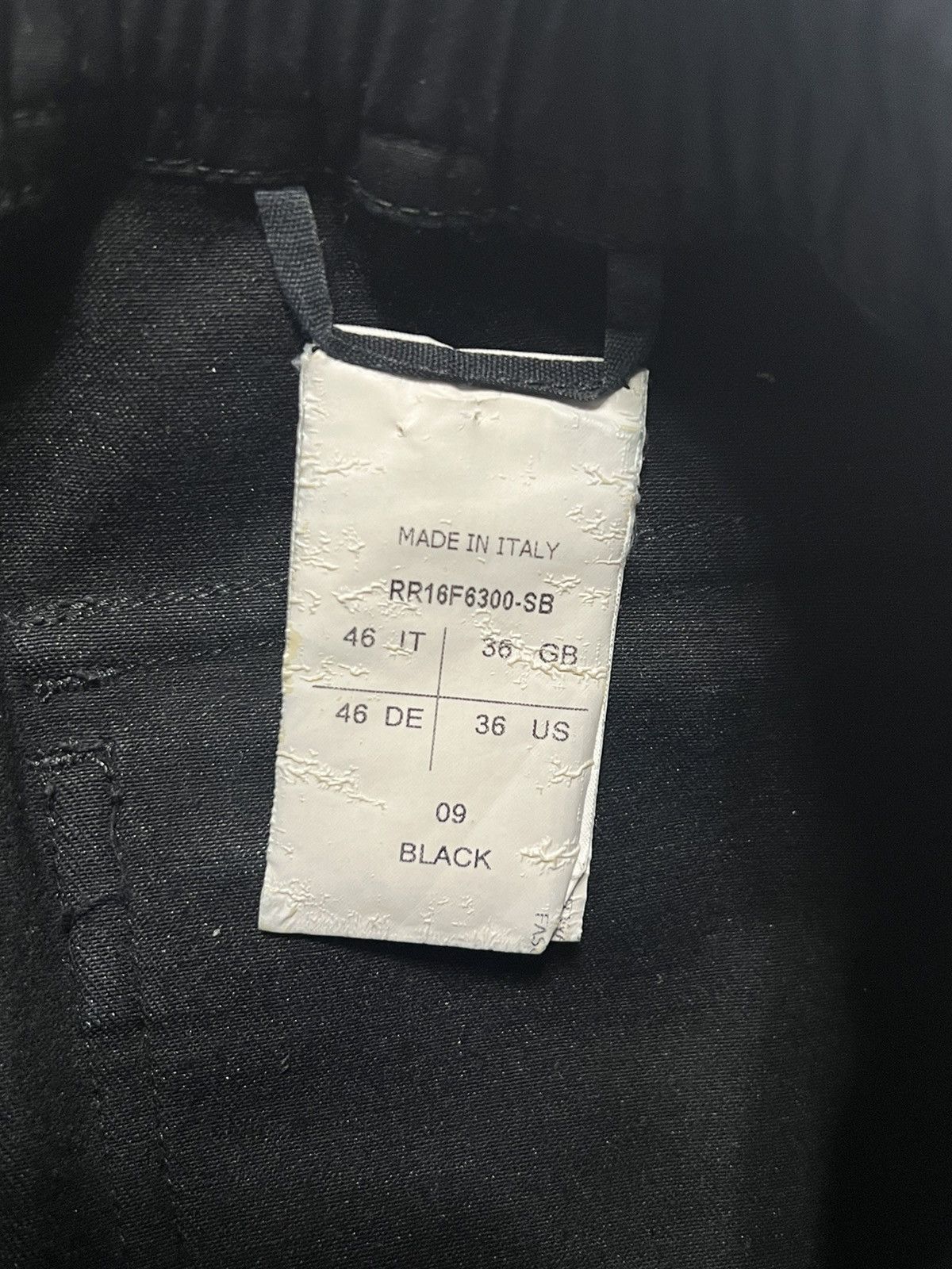 Rick Owens Rick Owens FW16 Mastodon Denim Cargo Jogger Pants Sz 46 Size US 30 / EU 46 - 6 Thumbnail