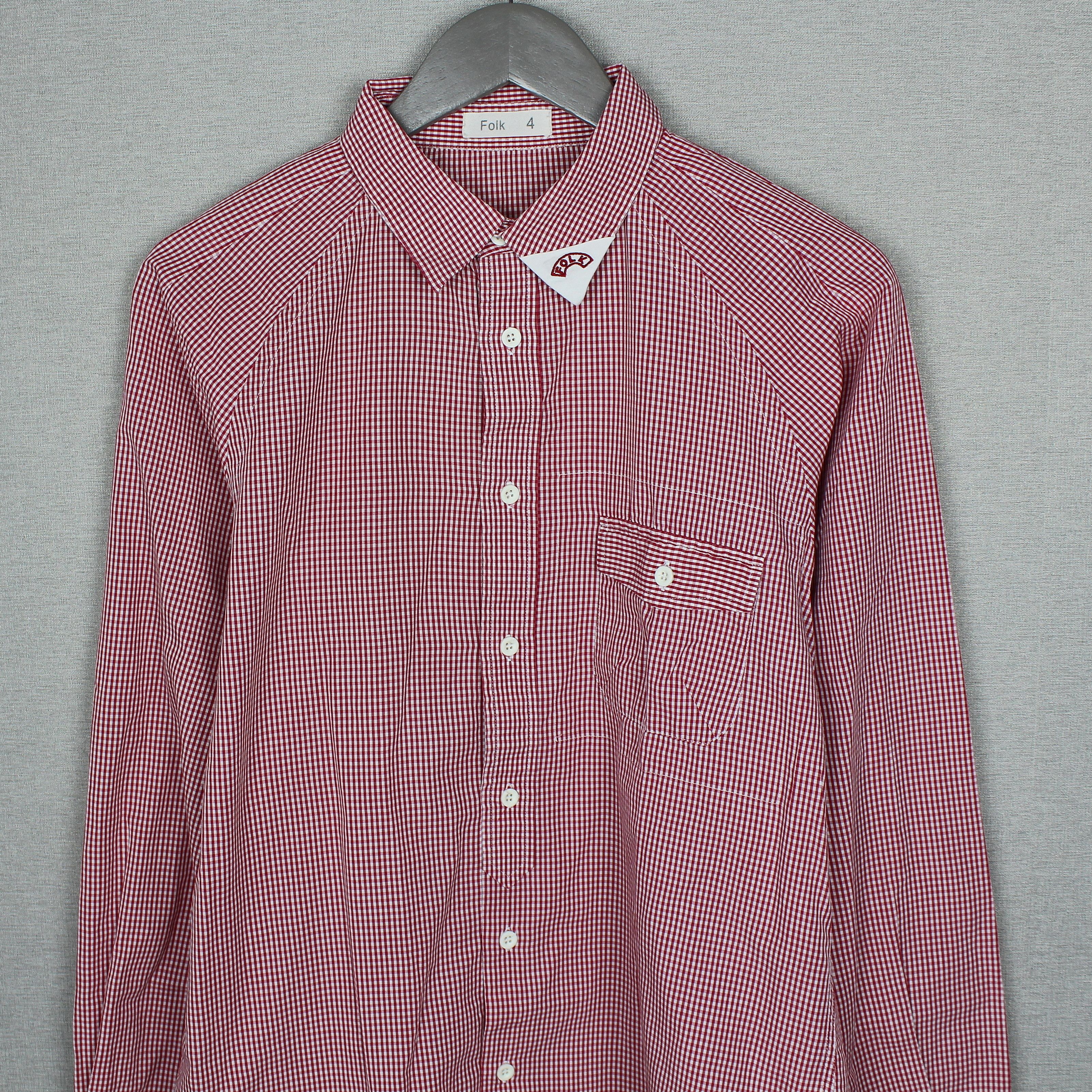 Folk Folk Red Striped Longsleeve Shirt Size M Size US M / EU 48-50 / 2 - 2 Thumbnail
