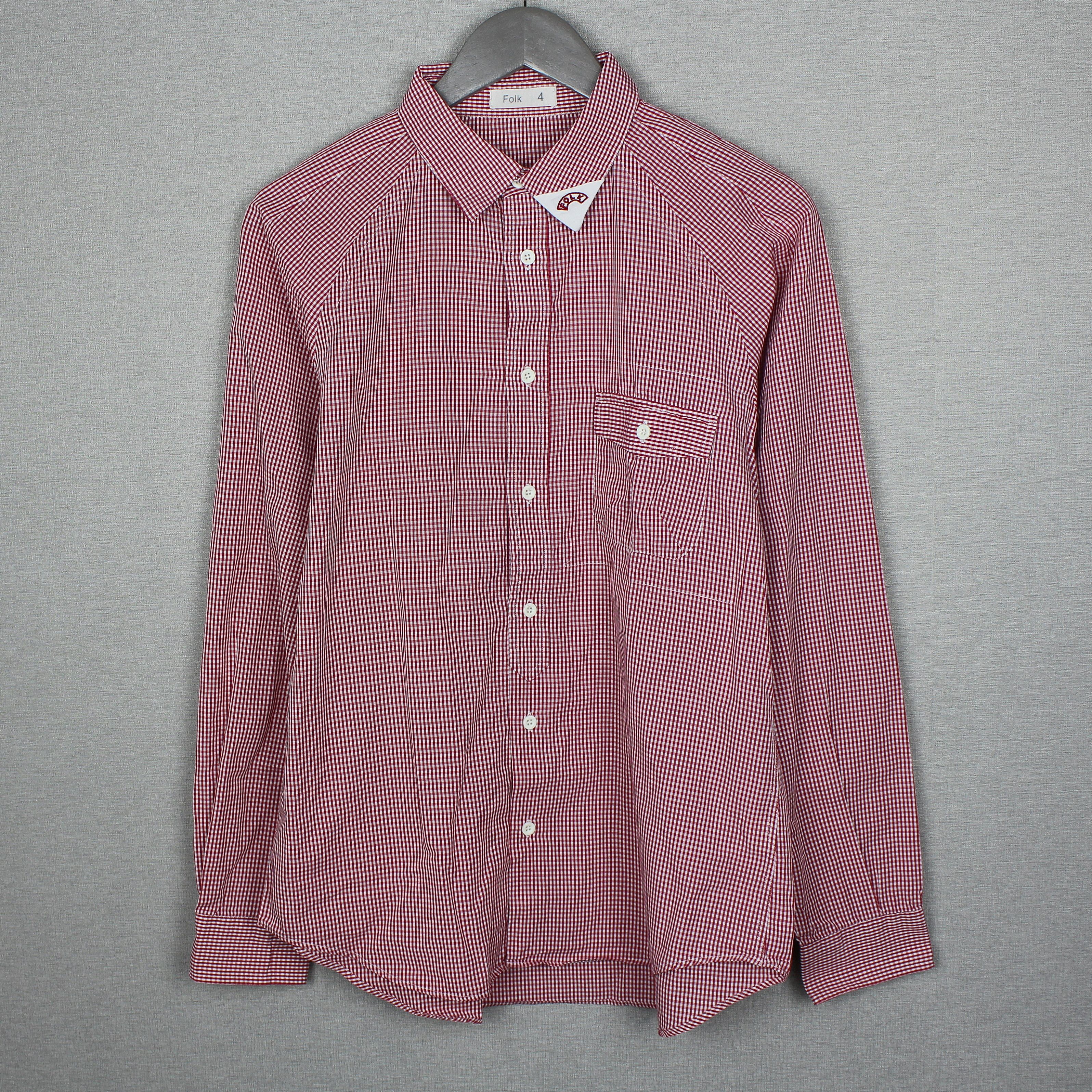 Folk Folk Red Striped Longsleeve Shirt Size M Size US M / EU 48-50 / 2 - 3 Thumbnail