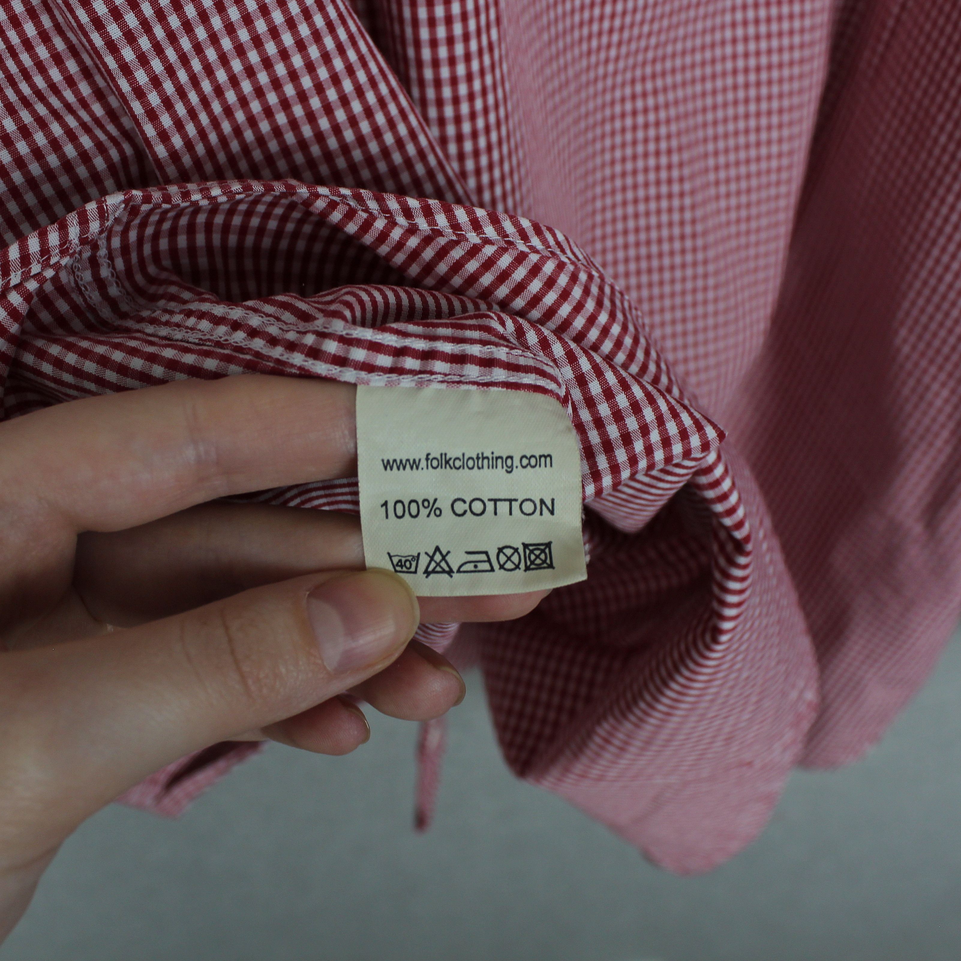 Folk Folk Red Striped Longsleeve Shirt Size M Size US M / EU 48-50 / 2 - 9 Thumbnail