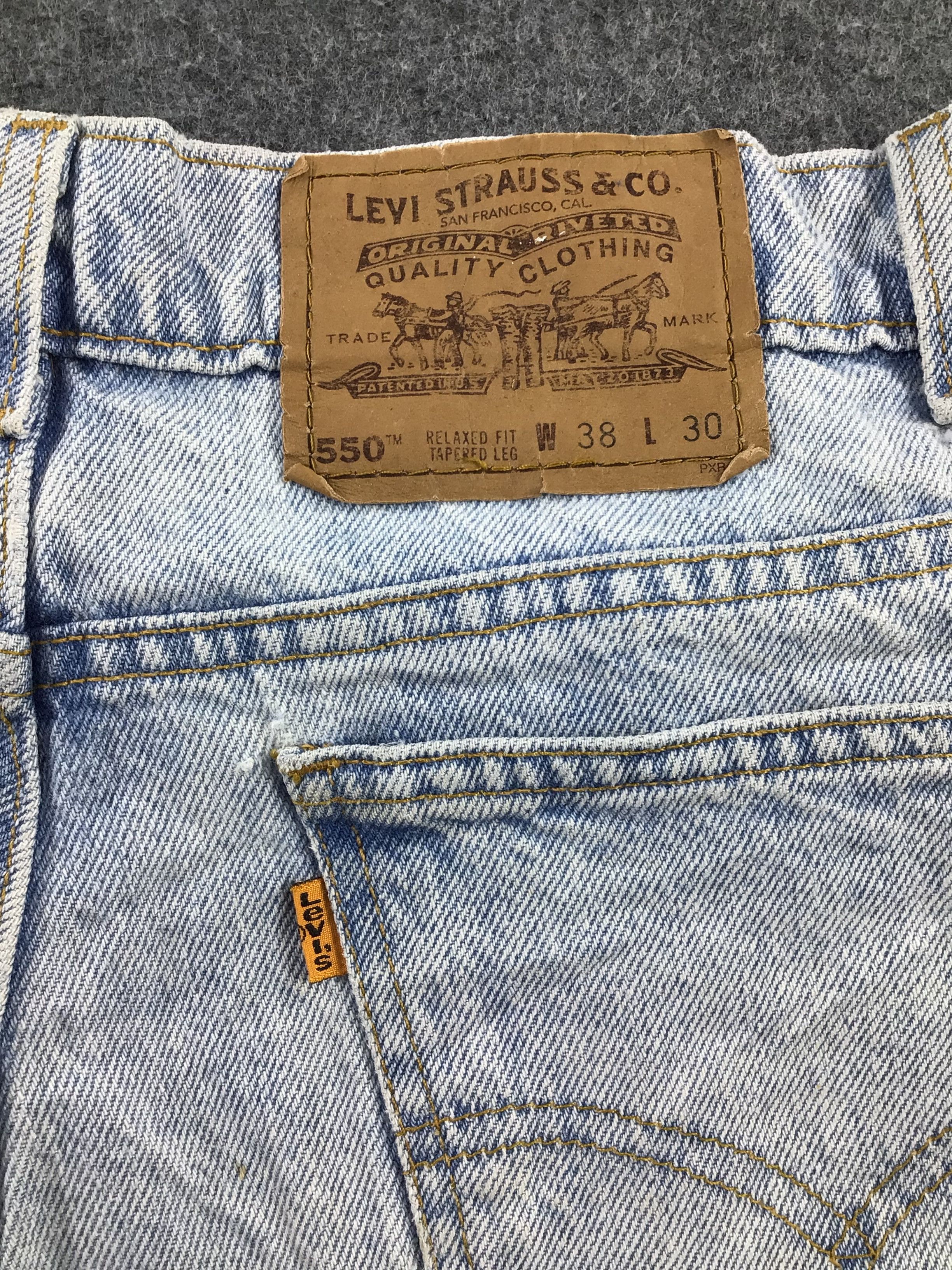 Levi's Vintage Levis Orange Tab Jeans Lot 550 -J786 Size US 36 / EU 52 - 5 Thumbnail