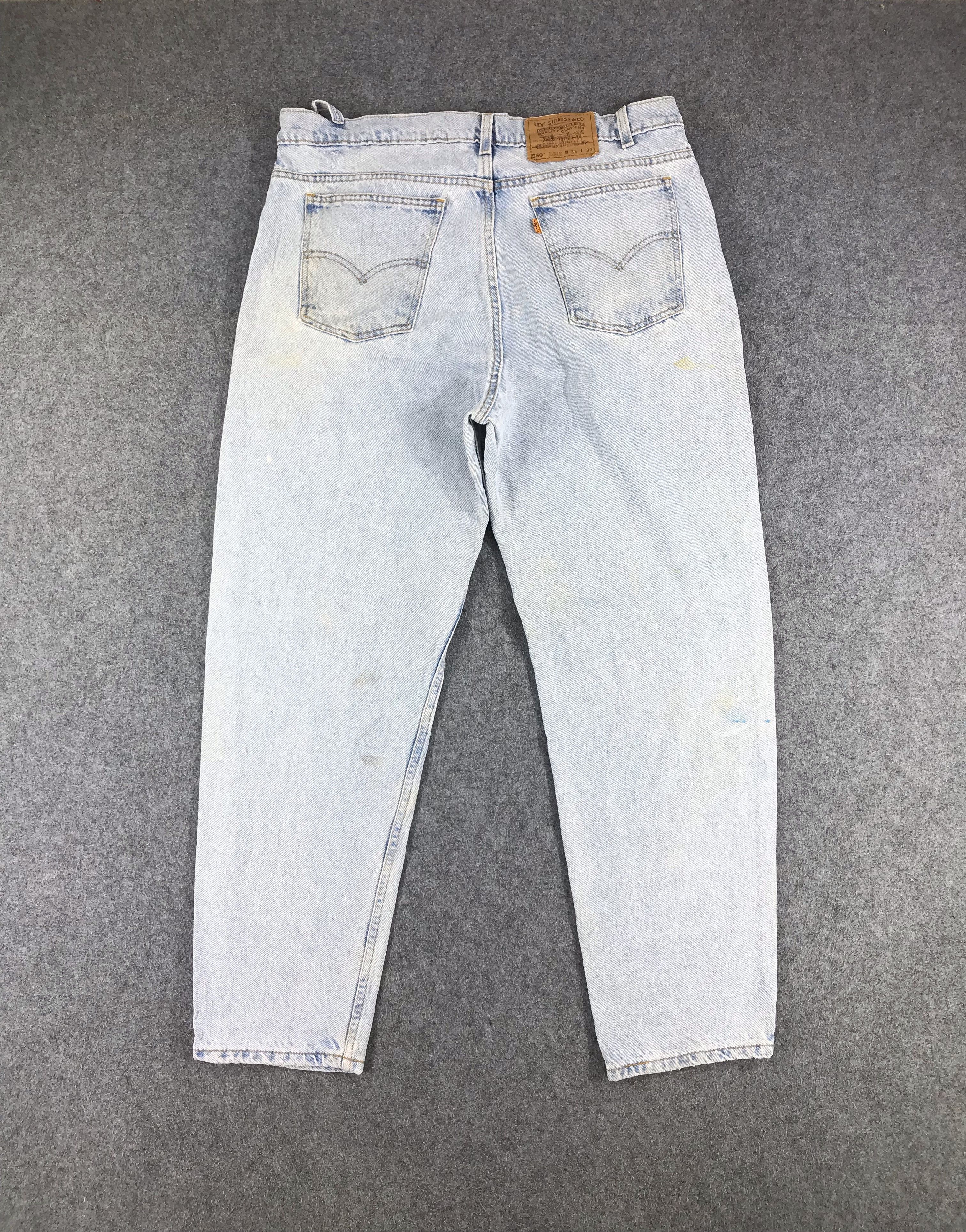 Levi's Vintage Levis Orange Tab Jeans Lot 550 -J786 Size US 36 / EU 52 - 2 Thumbnail