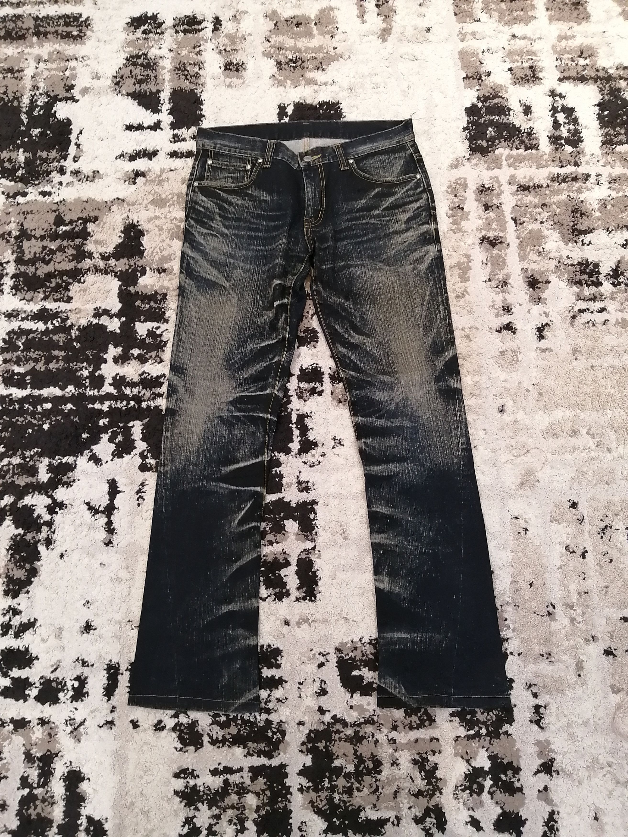 Tornado Mart Vintage Tornado Mart Japan Distressed Flared Jeans Size US 34 / EU 50 - 11 Thumbnail