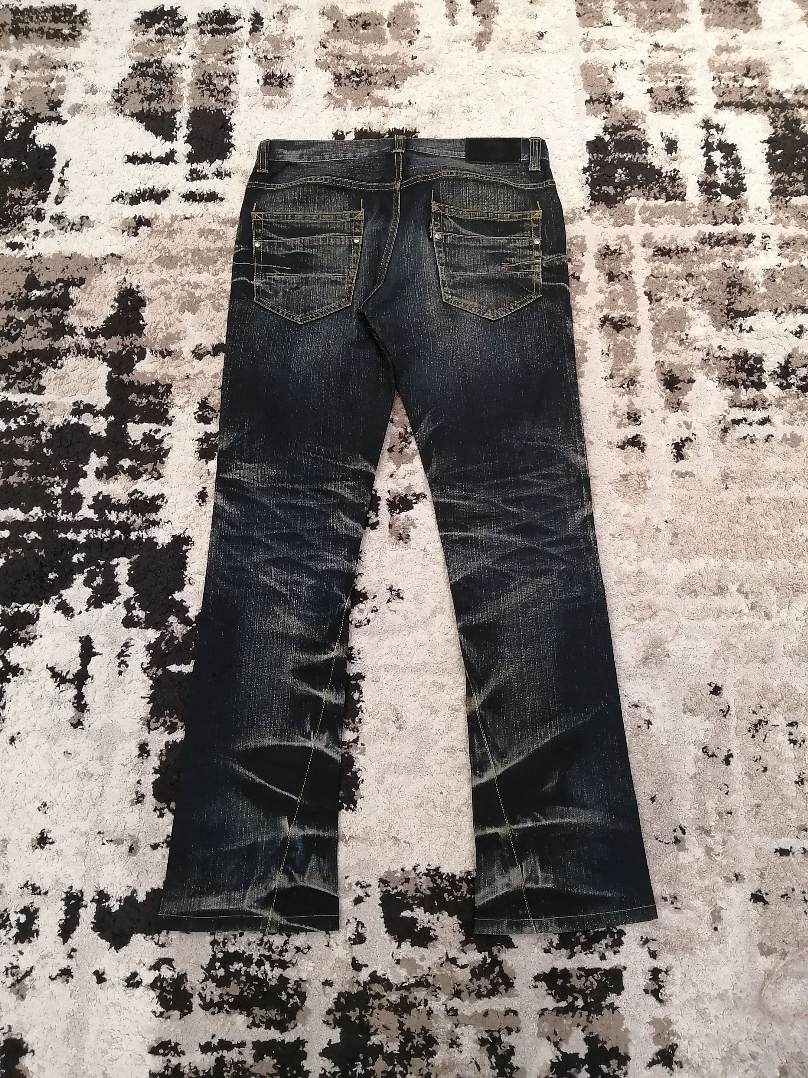 Tornado Mart Vintage Tornado Mart Japan Distressed Flared Jeans Size US 34 / EU 50 - 12 Thumbnail